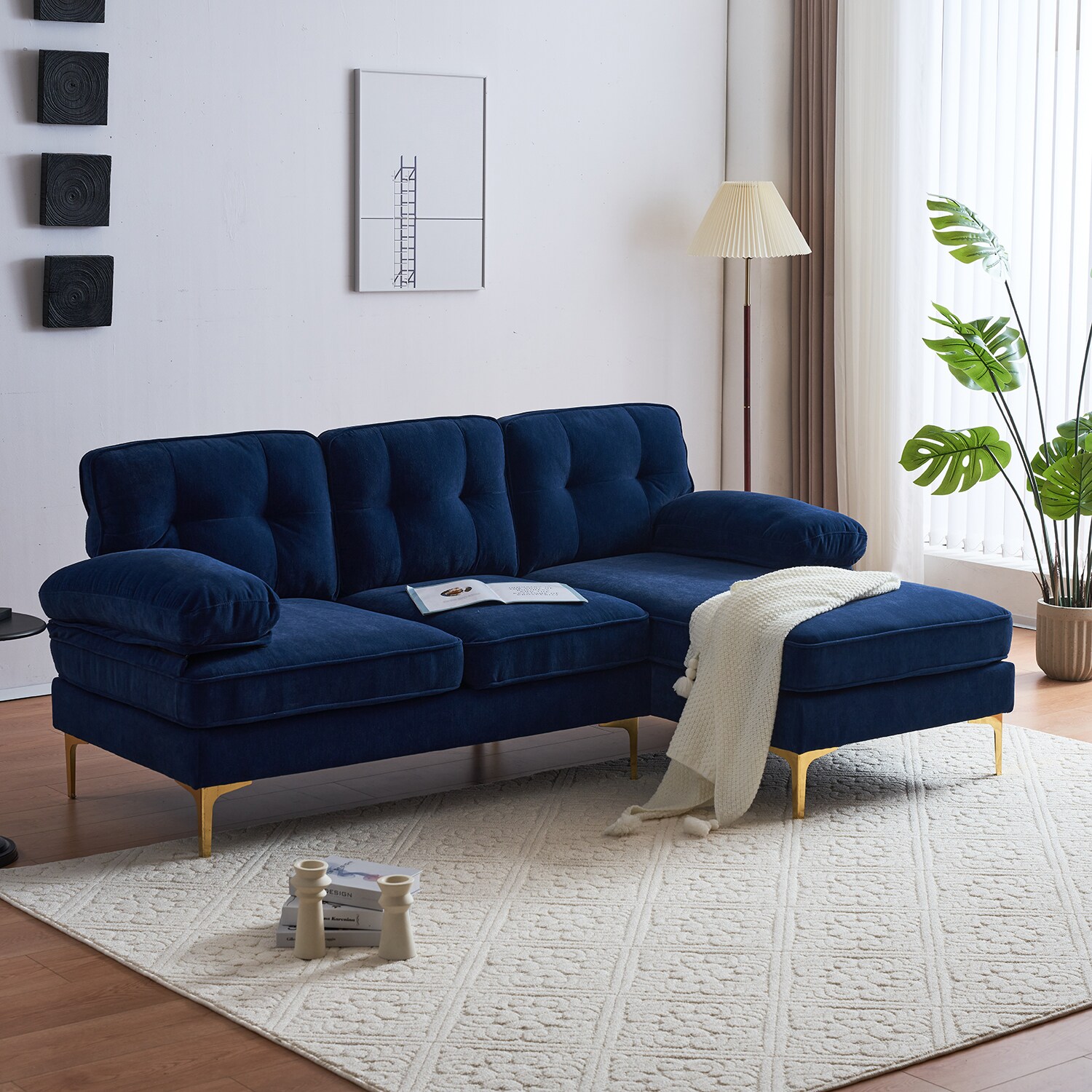 Sectional Blue Couches, Sofas & Loveseats at Lowes.com