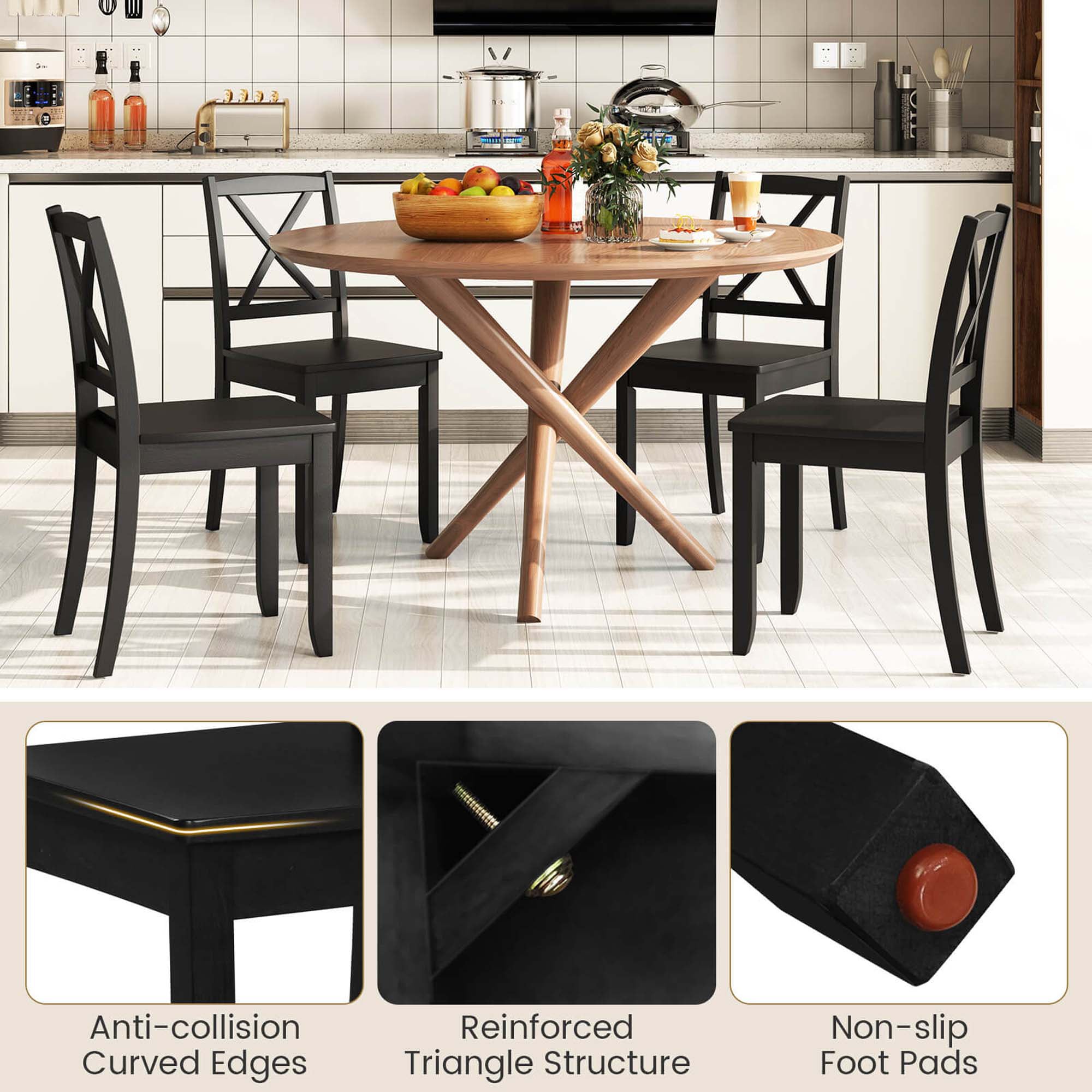 Costway HCST03346 Dining-Chairs - View #3