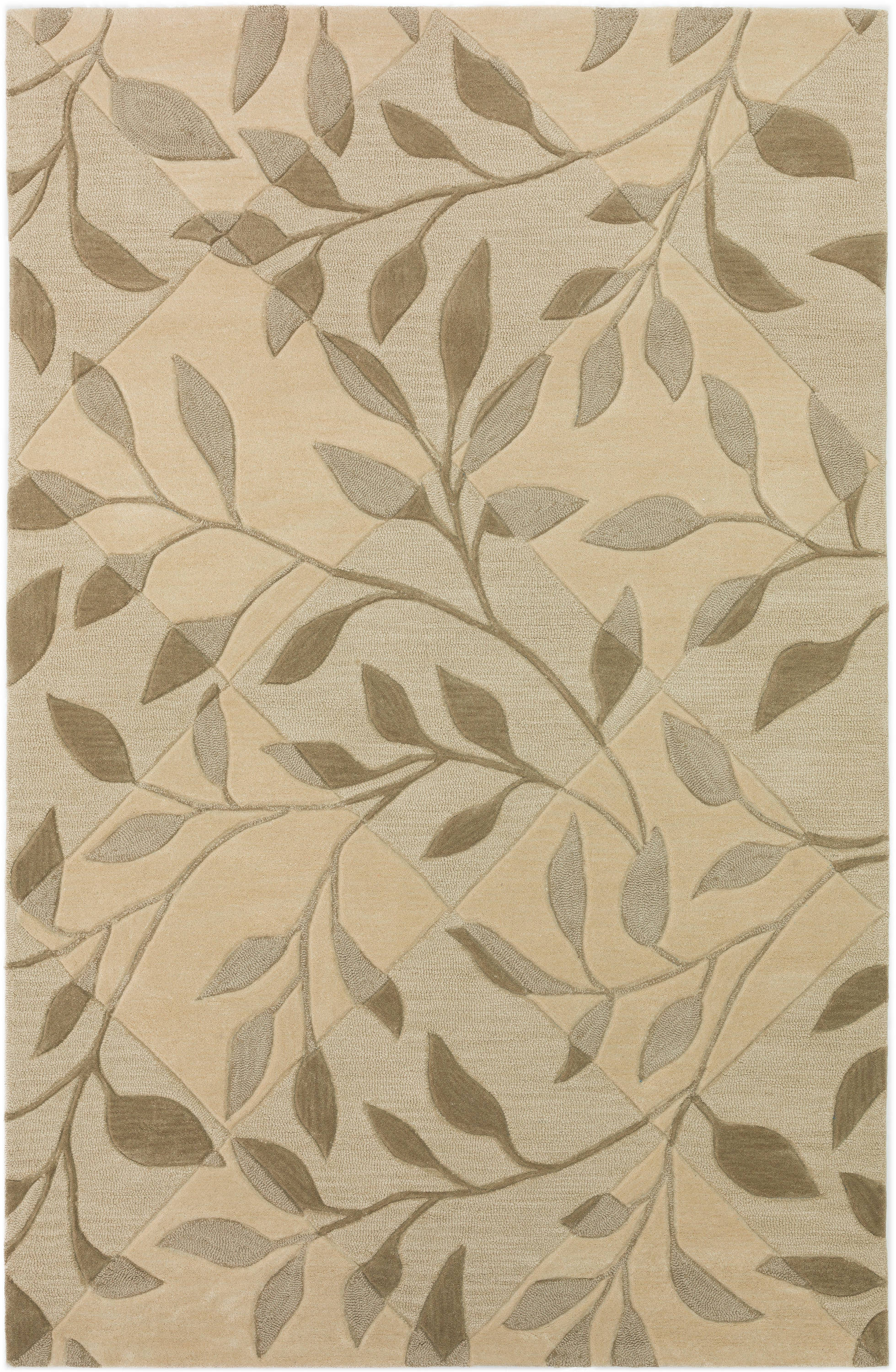 Addison Rugs AML33DV9X13 Marlow 9 X 13 (ft) Dove Indoor Floral/Botanical Farmhouse/Cottage Area Rug