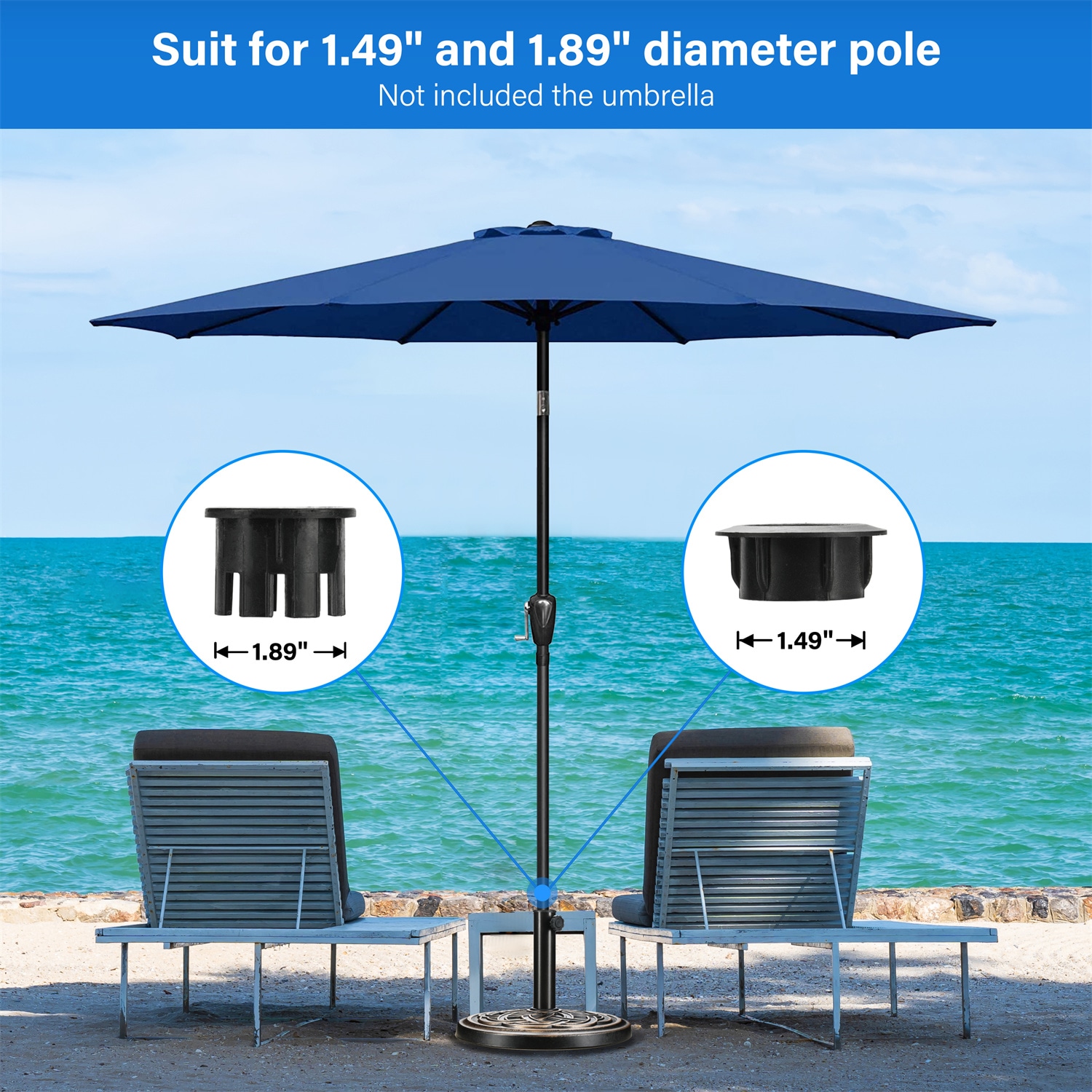 BABOOM BOM-58243-OR Umbrella-Bases - View #3