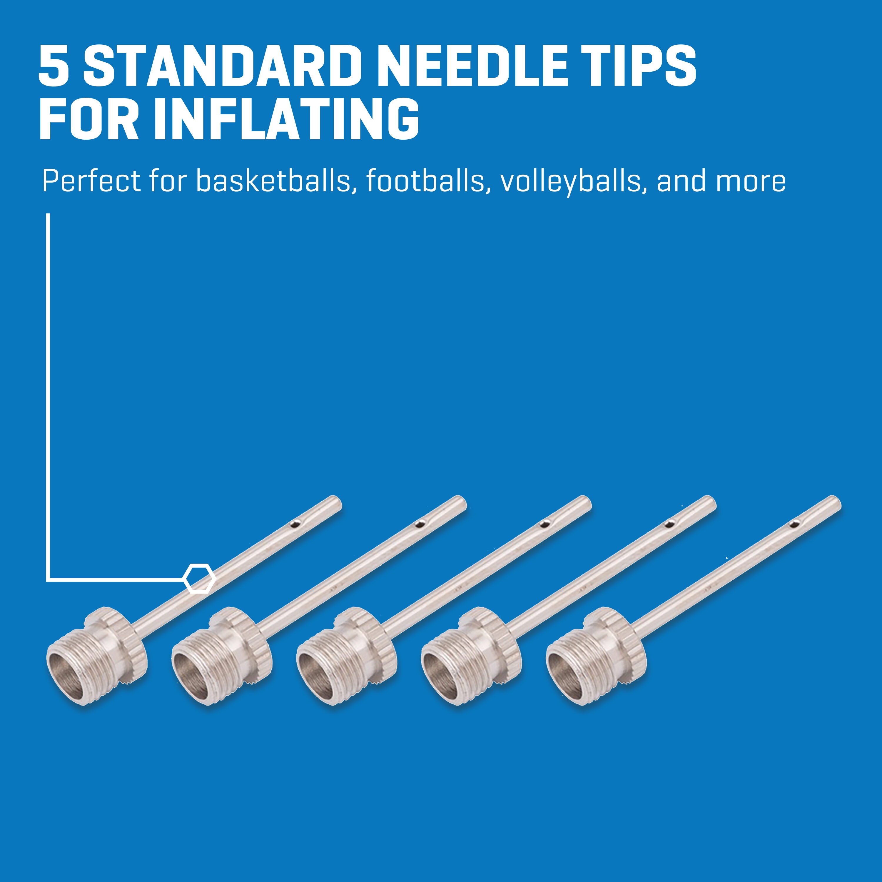 Kobalt 5-Piece Inflation Needles in the Air Compressor Accessories  department at
