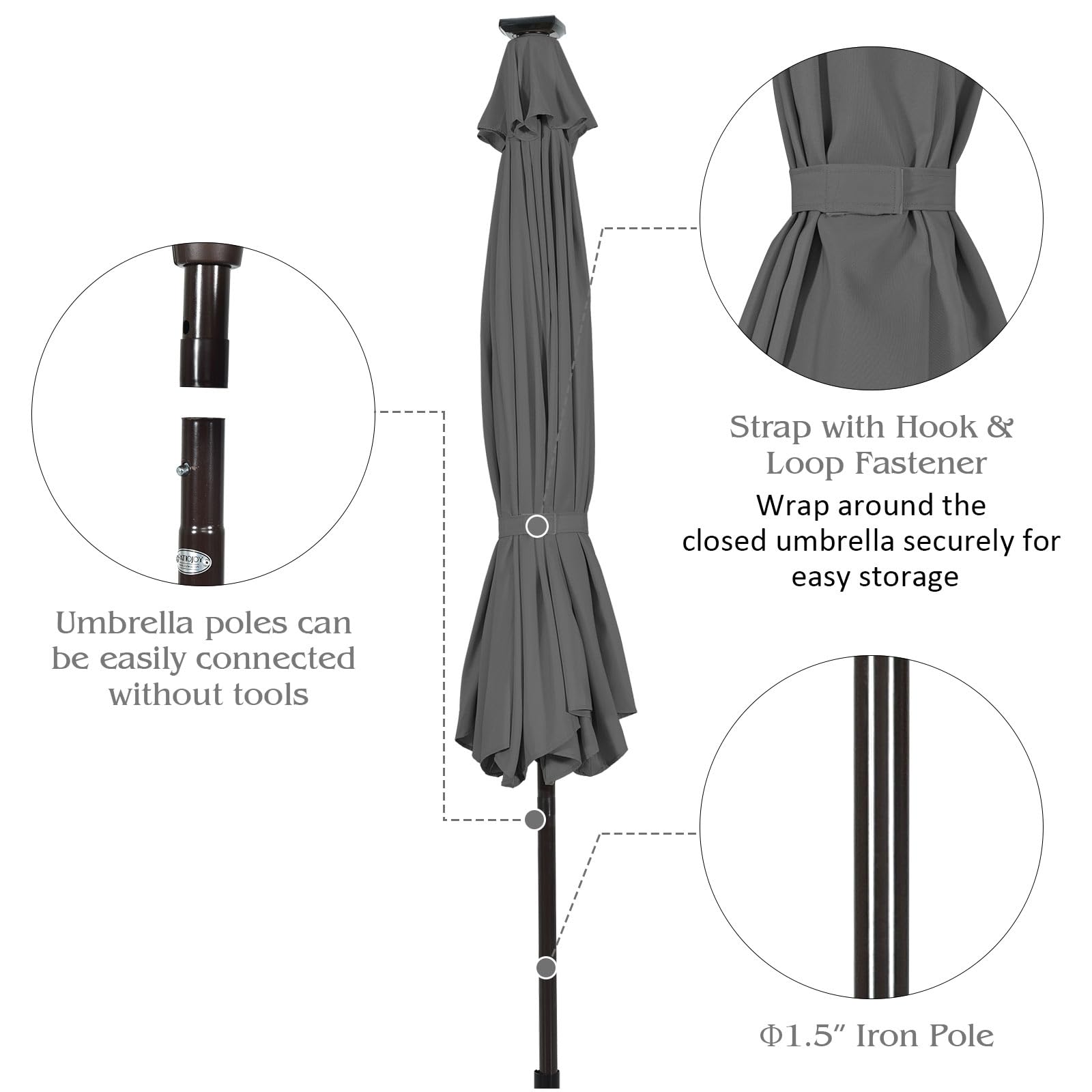 Volenca VOL-TJ1GM2 Beach-Umbrellas - View #4