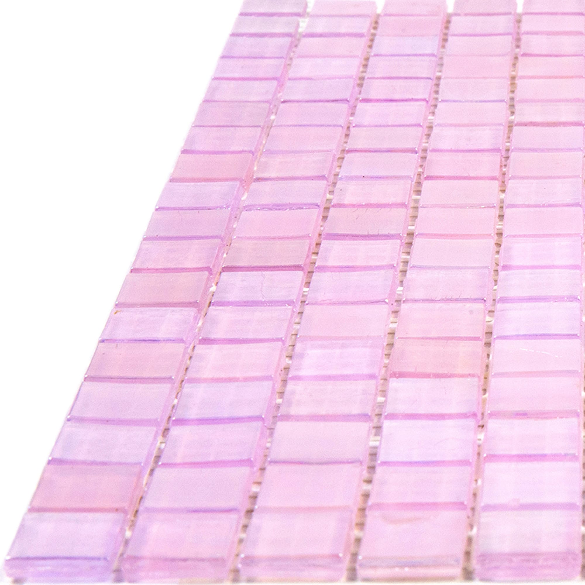 Apollo Tile Skosh Pale Pink 11-1/2-in x 11-1/2-in Glossy Glass Uniform Squares Floor and Wall Tile (18.69-sq. ft/ Carton)