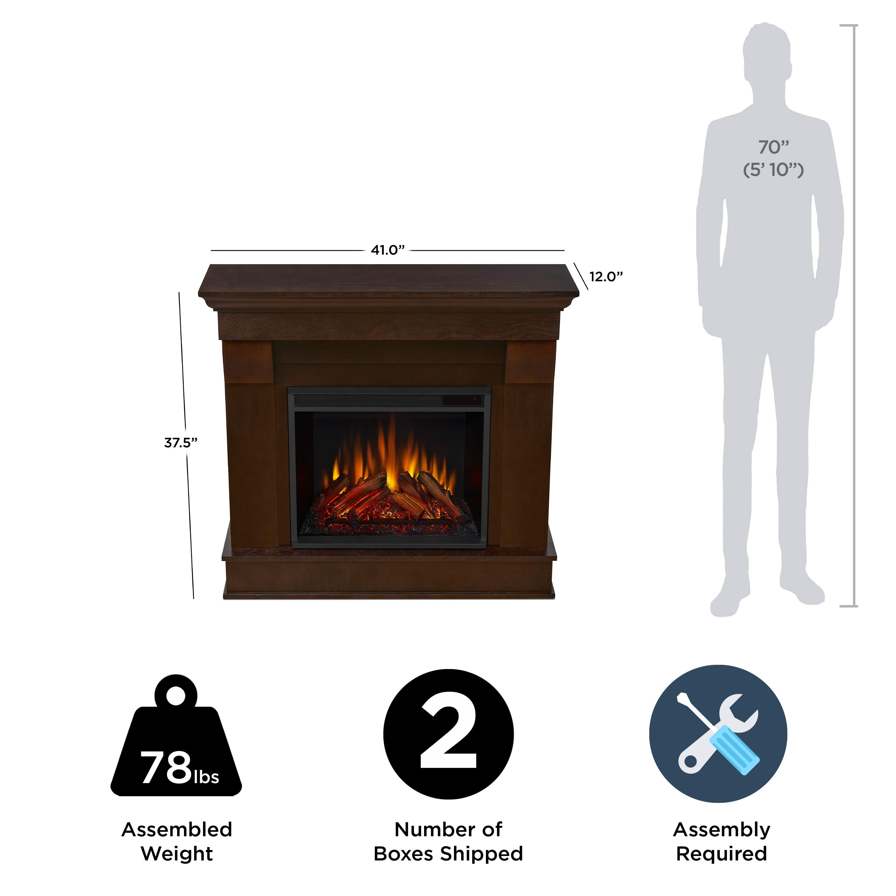 Real Flame 5910E-DW Electric-Fireplaces - View #10