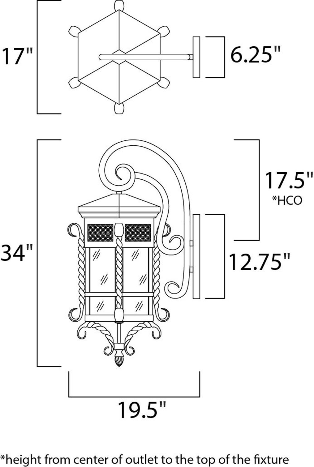 Maxim Lighting 30126CDCF Outdoor-Wall-Lighting - View #3