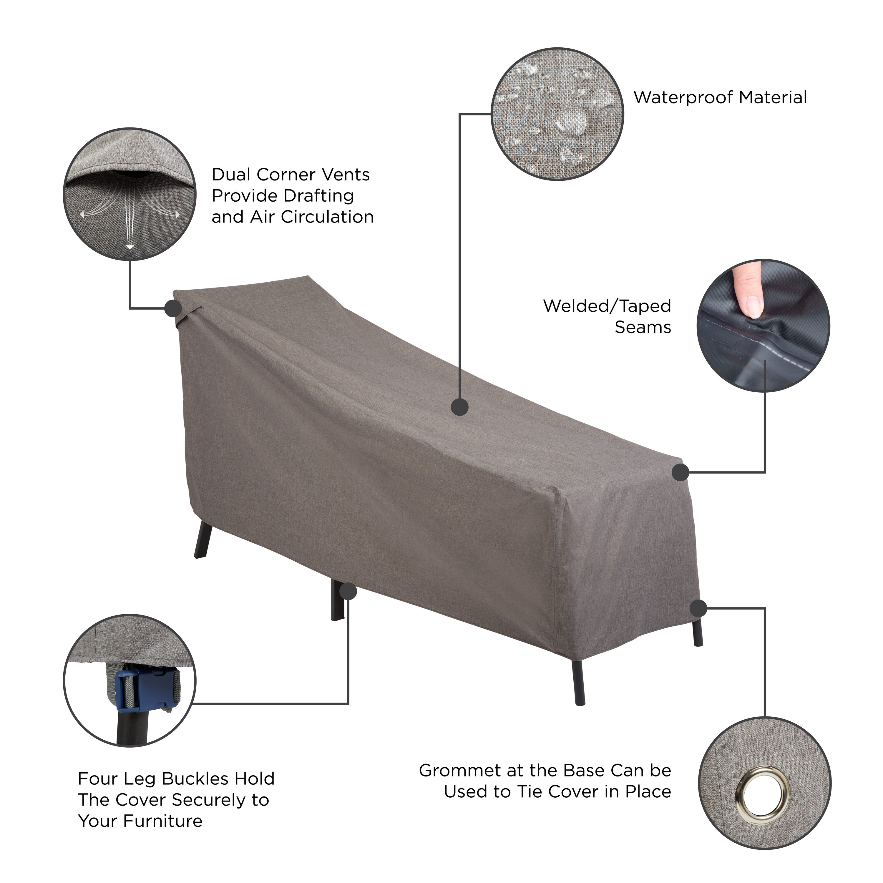 Modern Leisure 3006KIT Patio-Furniture-Covers - View #2
