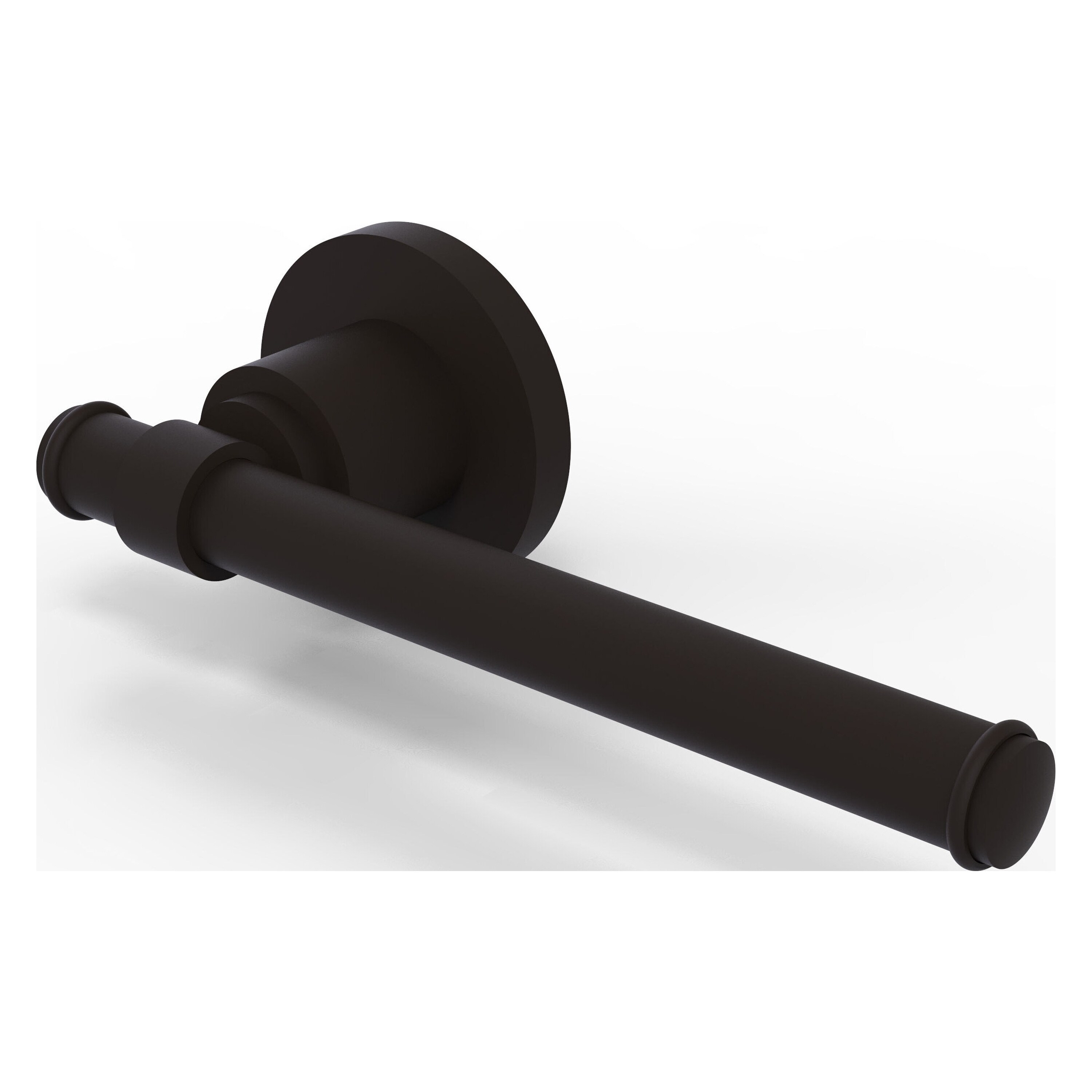 Allied Brass WS-24E-ORB Washington Square Oil-rubbed Bronze Wall mount Single post Toilet Paper Holder 1 -Rolls with Storage