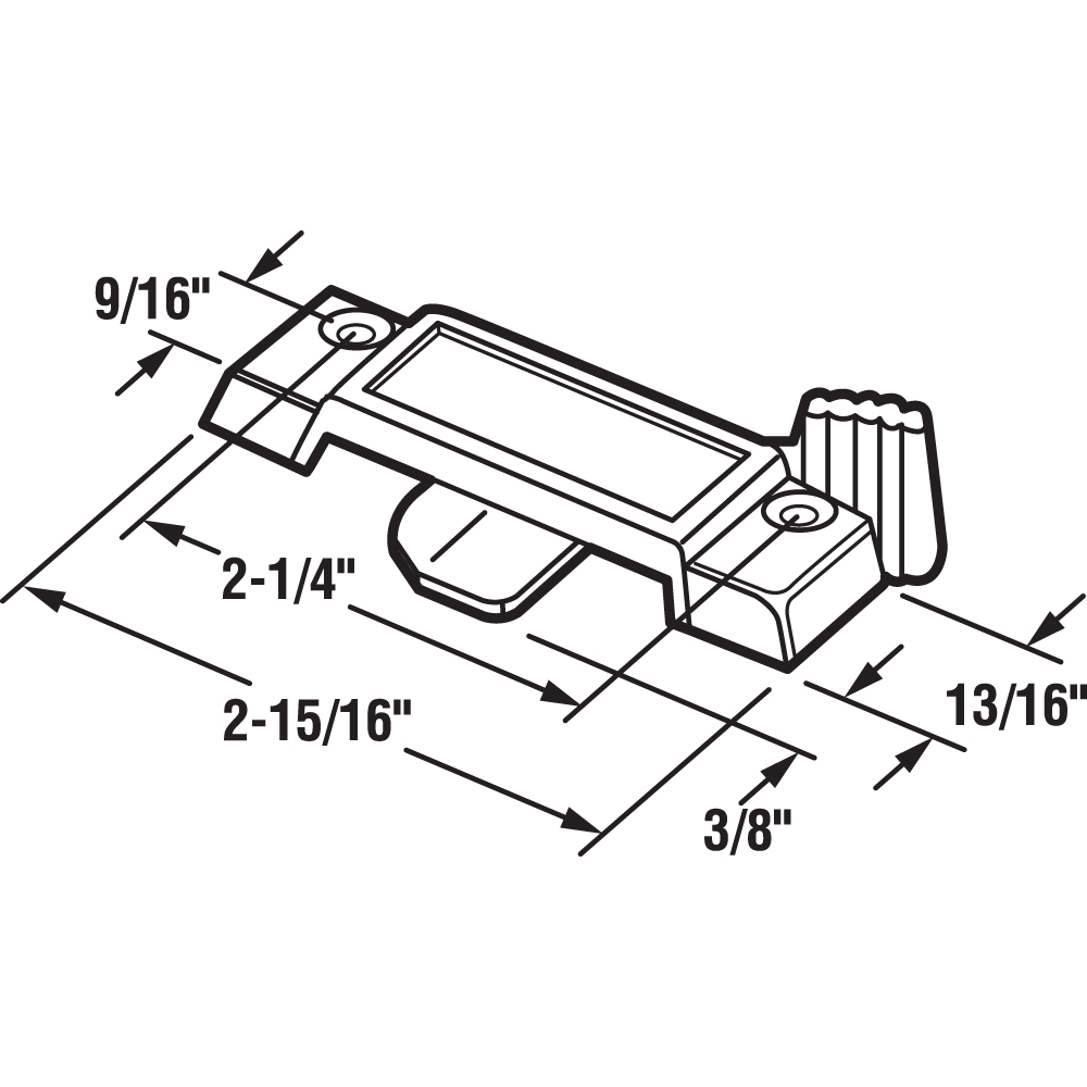 Prime-Line F 2780 Horizontal-Sliding-Window-Sash-Locks - View #2