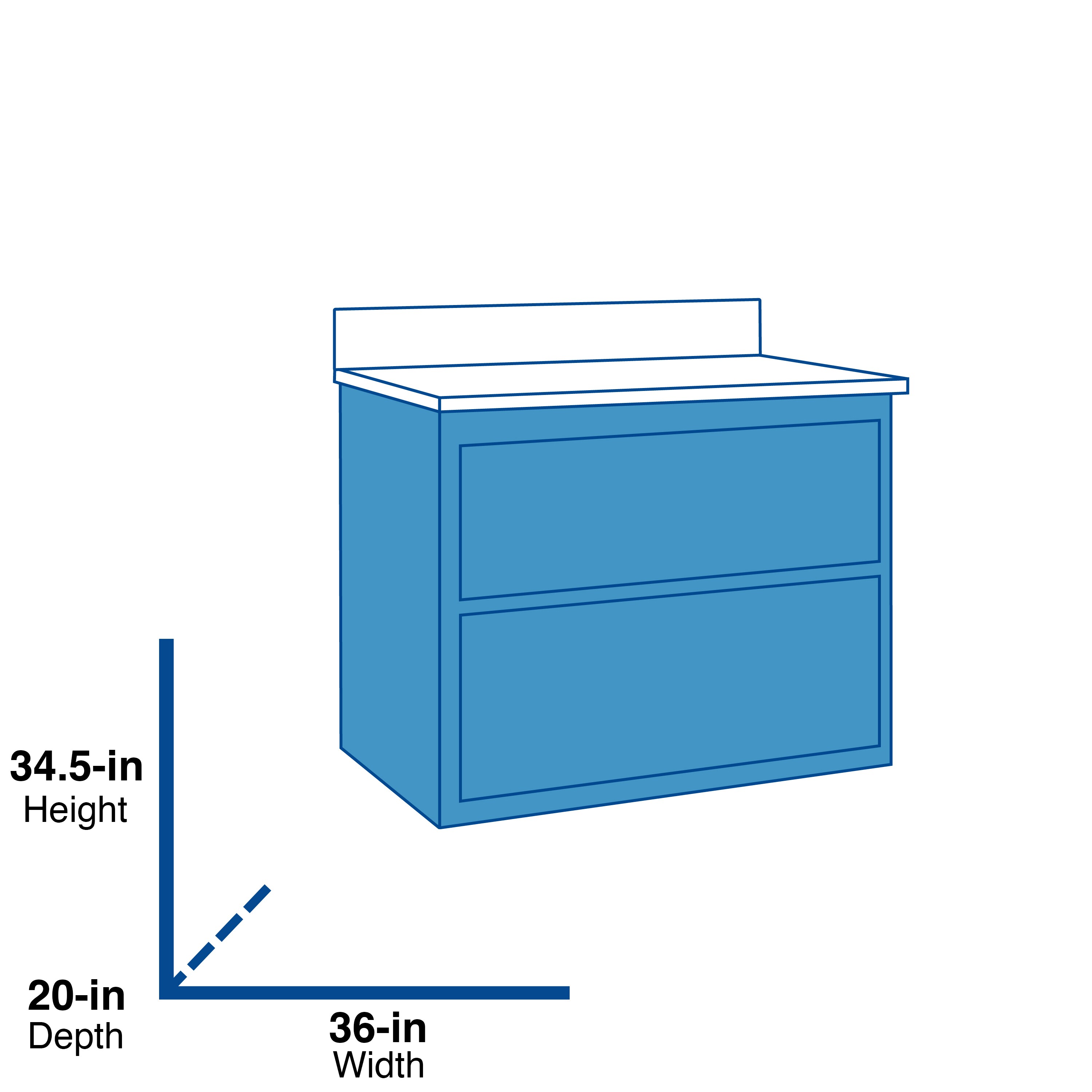 allen + roth LWS36HWV Bath-Vanity-Combo - View #2