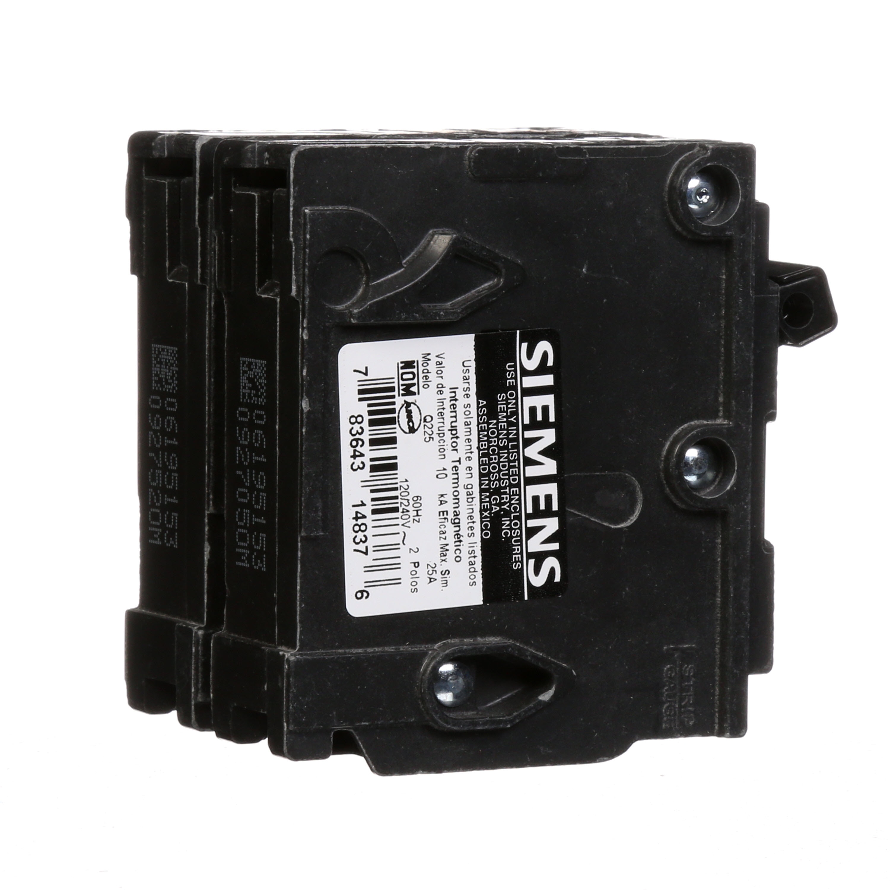 CHIPPED *NEW NO BOX* Details about   SIEMENS Q125 CIRCUIT BREAKER 25A 