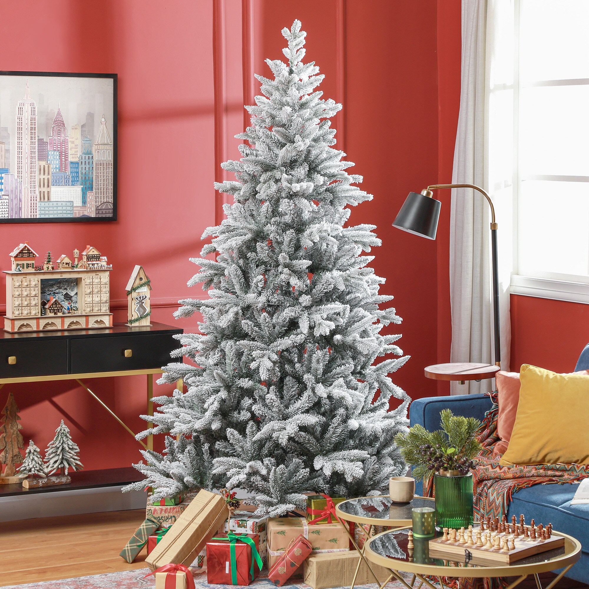 HomCom 830-891V01GN Artificial-Christmas-Trees - View #2