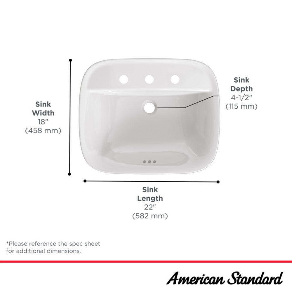 American Standard 1721008.020 Bath-Sink - View #4