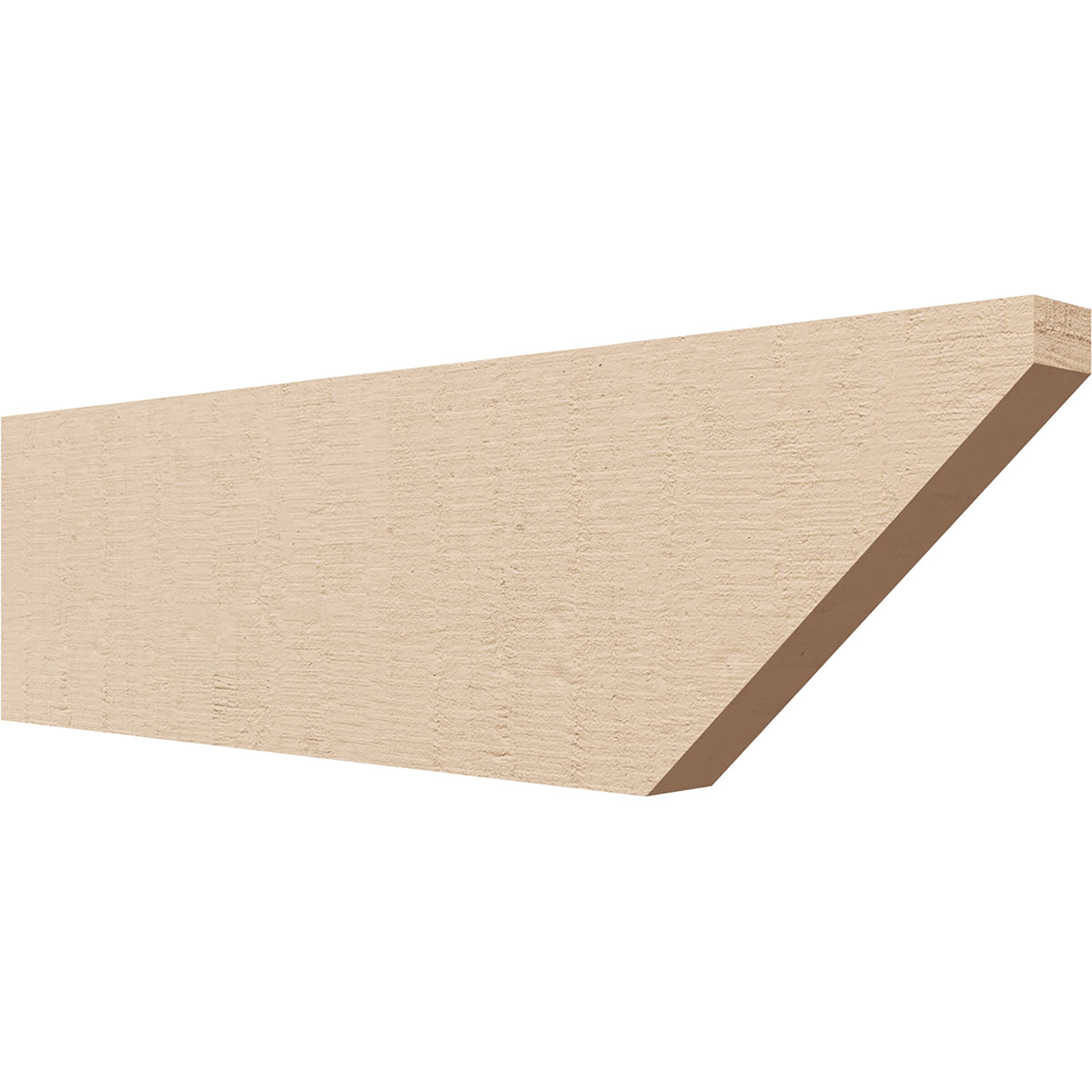 Ekena Millwork RFTU02X08X28CONRCPR Concord Woodgrain 2-in x 8-in x 28-in Brown Urethane Standard bracket