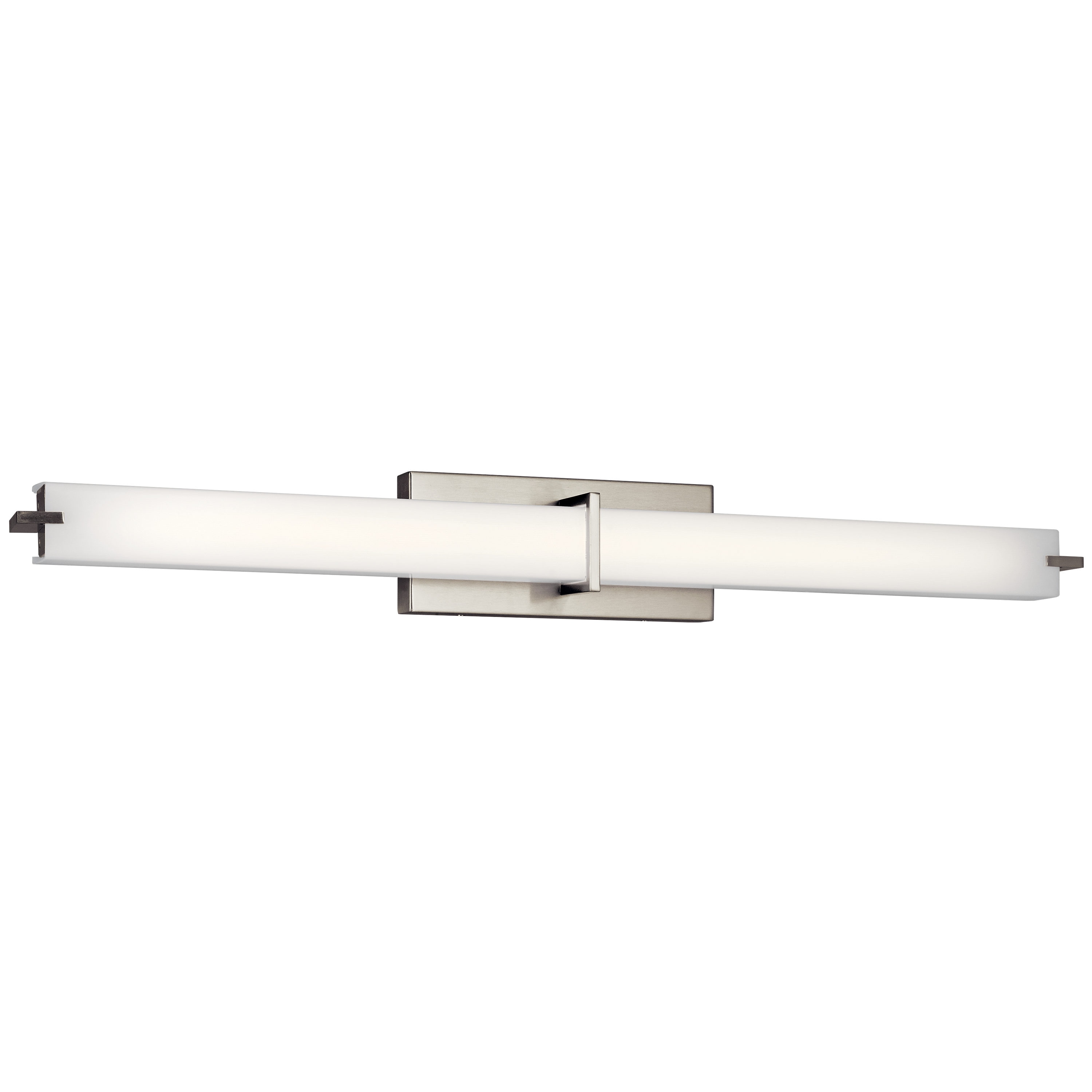 Kichler 11147NILED 37.5-in 1 -Light Brushed Nickel Integrated LED Transitional Vanity light bar