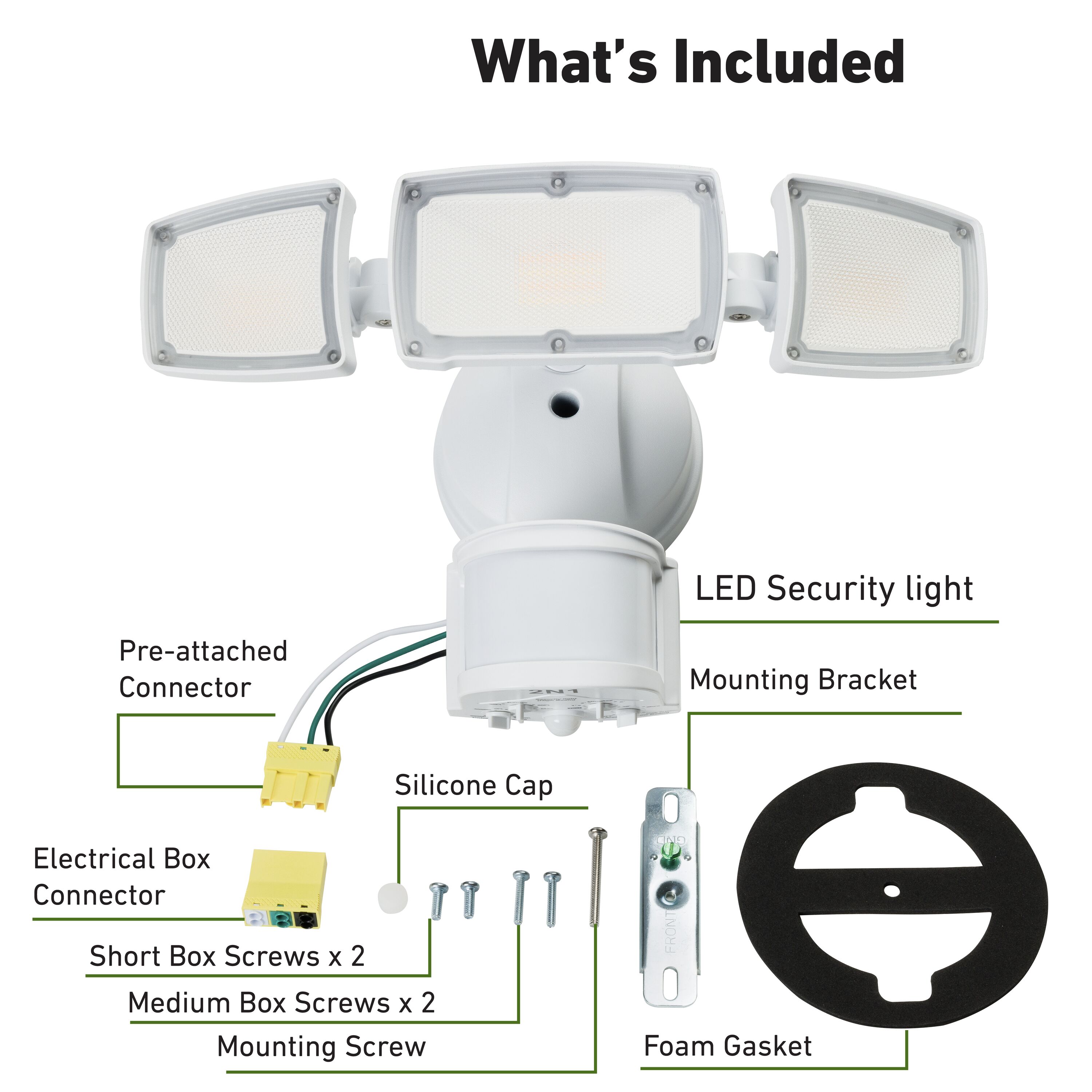 Good Earth Lighting SE1293-WH3-02LF0-G Motion-Activated-Floodlights - View #8