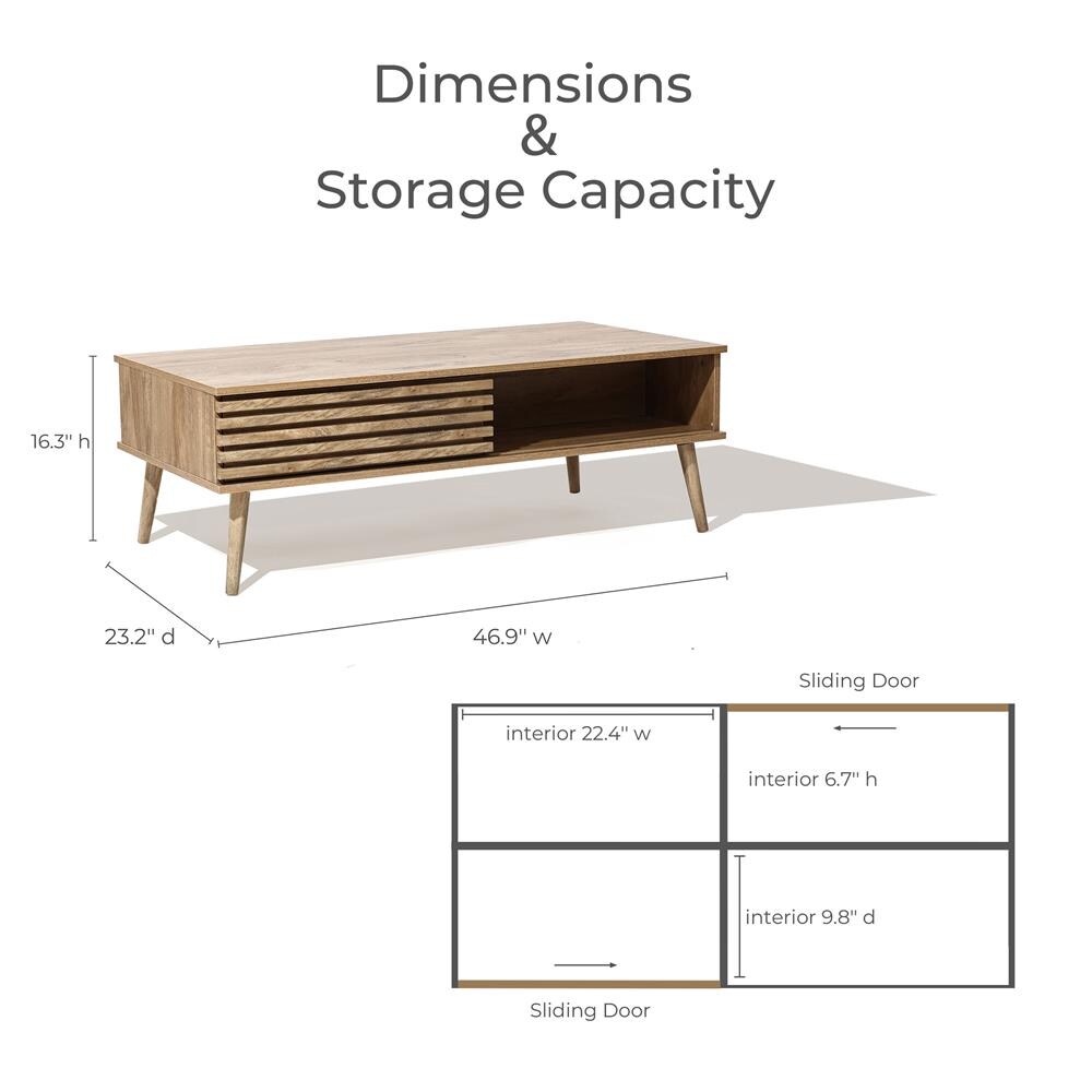 LuxenHome WHIF1978 Coffee-Tables - View #2