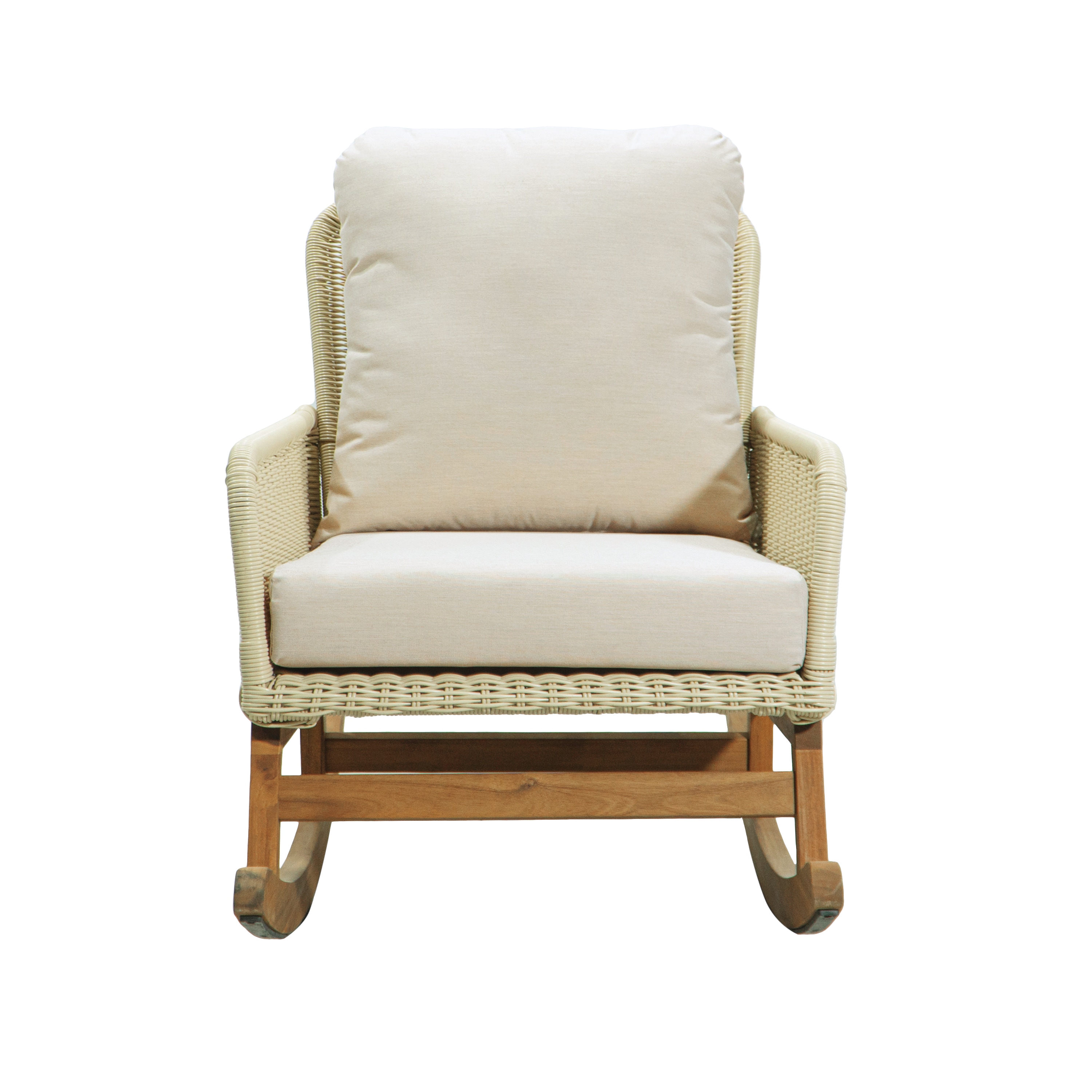 Christopher Knight Home 324614 Outdoor Seating Set PE Rattan Rocking Chair