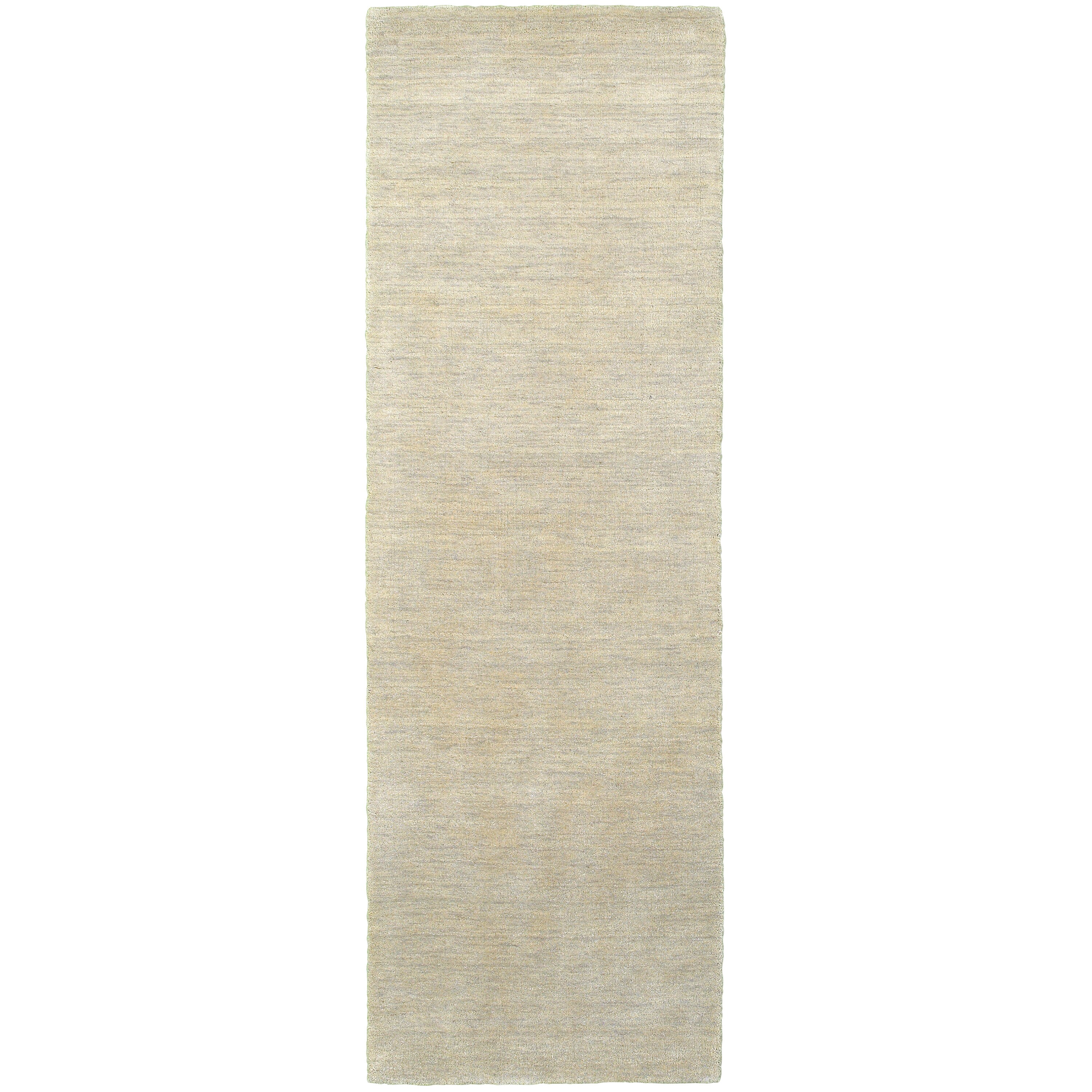 Archer Lane 271ANO73L Loren 2 x 8 (ft) Tufted Wool Beige Rectangular Indoor Solid Runner rug