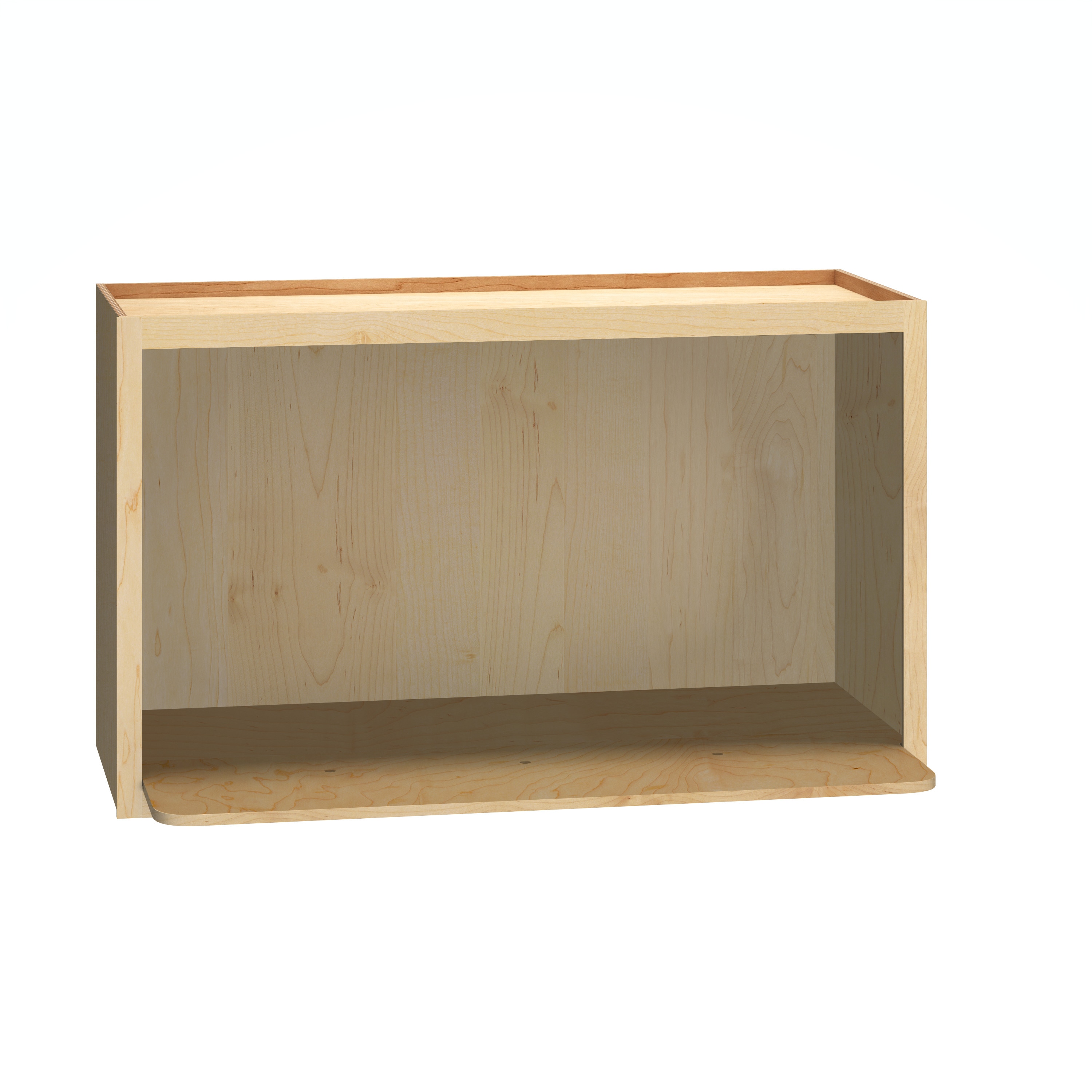 Diamond Express 62J-MW3018 Jamestown 30-in W x 18-in H x 12-in D Natural Light Brown Microwave Wall Fully assembled Plywood Cabinet (Recessed Panel Shaker)