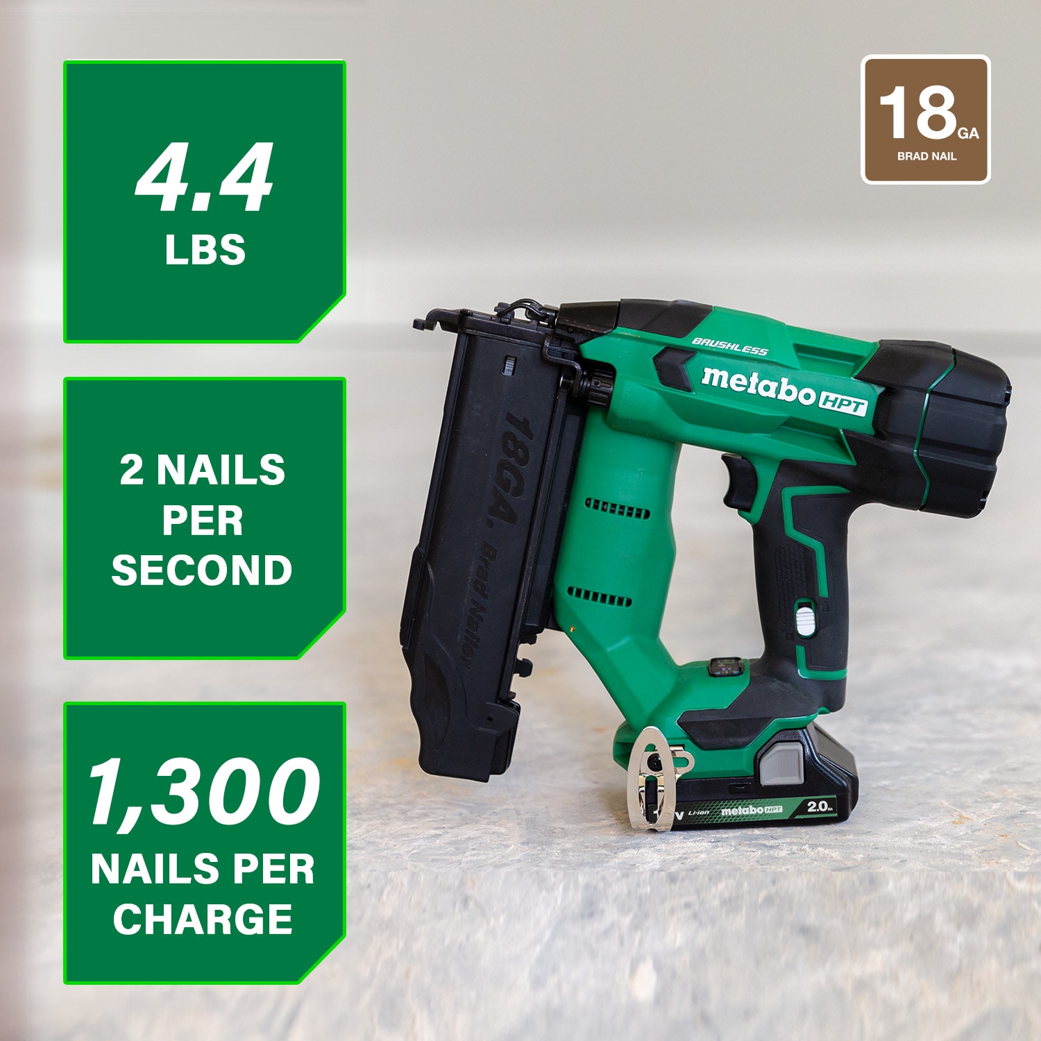 Metabo HPT NT1850DFTM Brad-Nailers - View #2