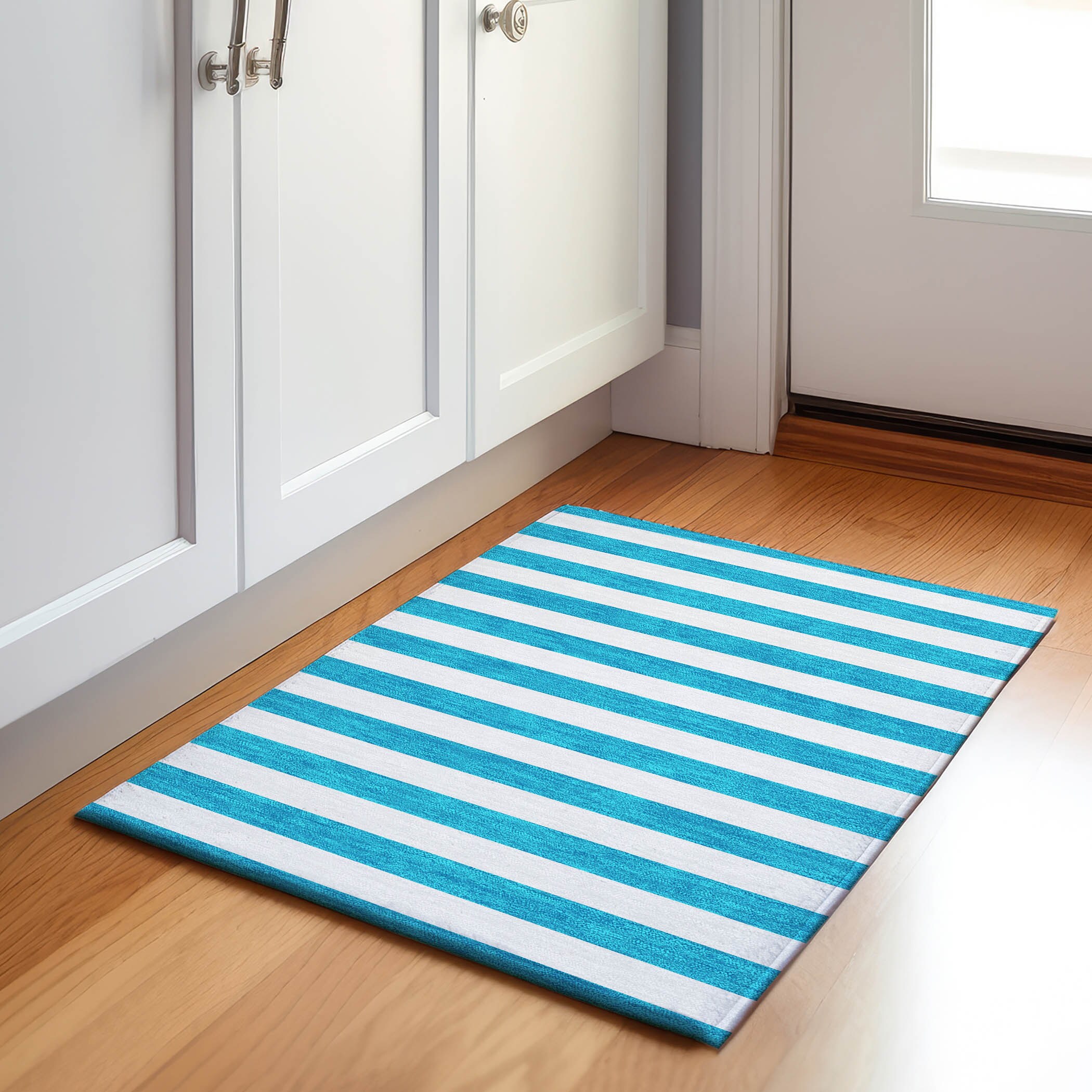 Addison Rugs AMF526PI3X5 Mayfield AMF526PI 3 x 5 (ft) Loomed Polyester Pink Rectangular Indoor Abstract Machine washable Area rug