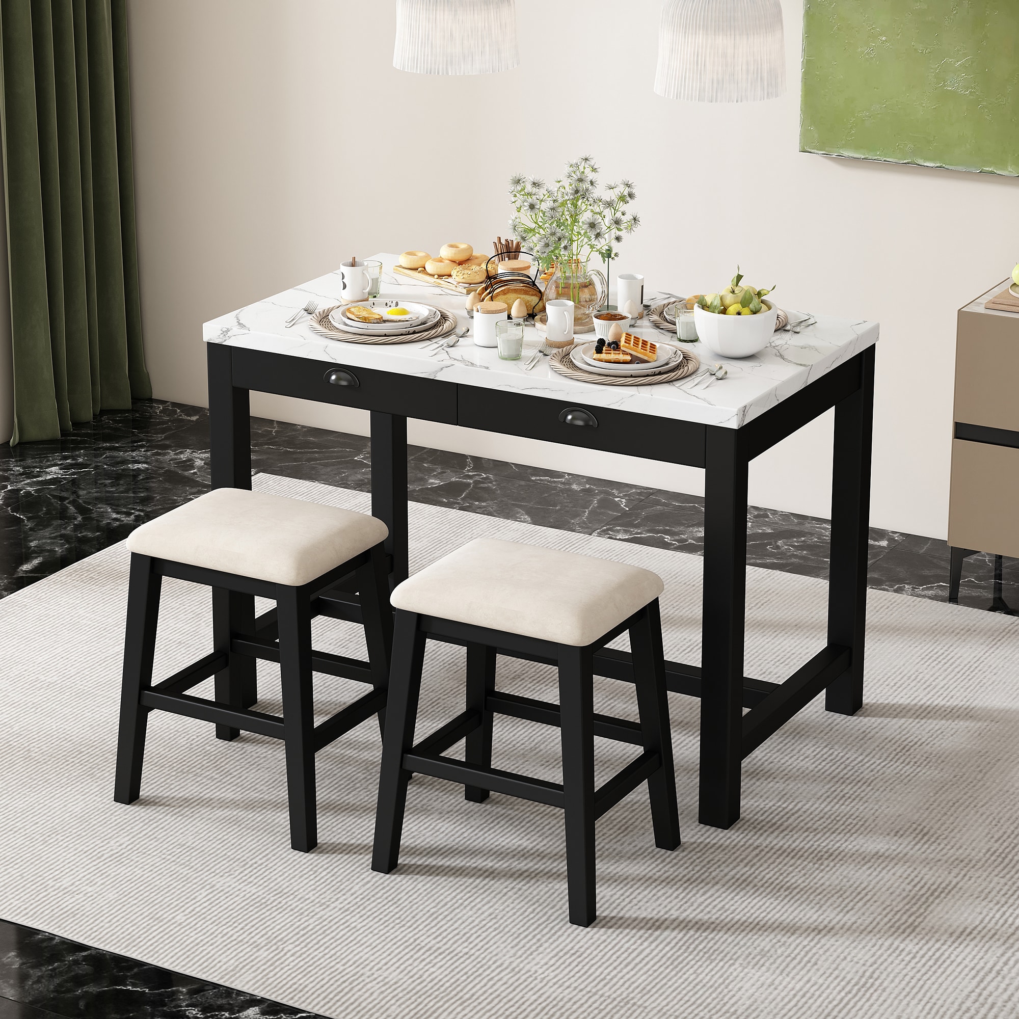 SINOFURN SYA330152BK Dining-Sets - View #14
