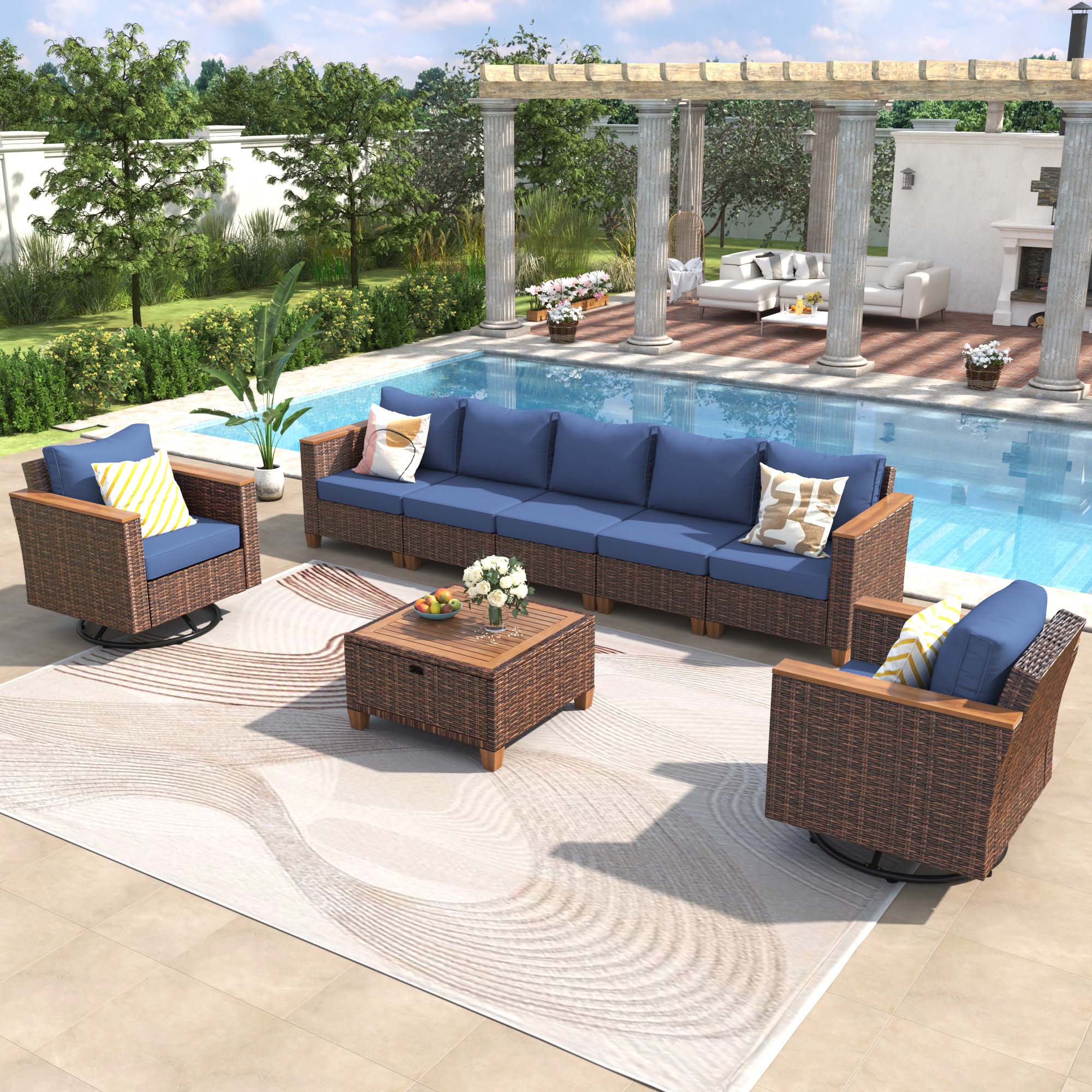 Clihome CNBL-02POR Patio-Conversation-Sets - View #2