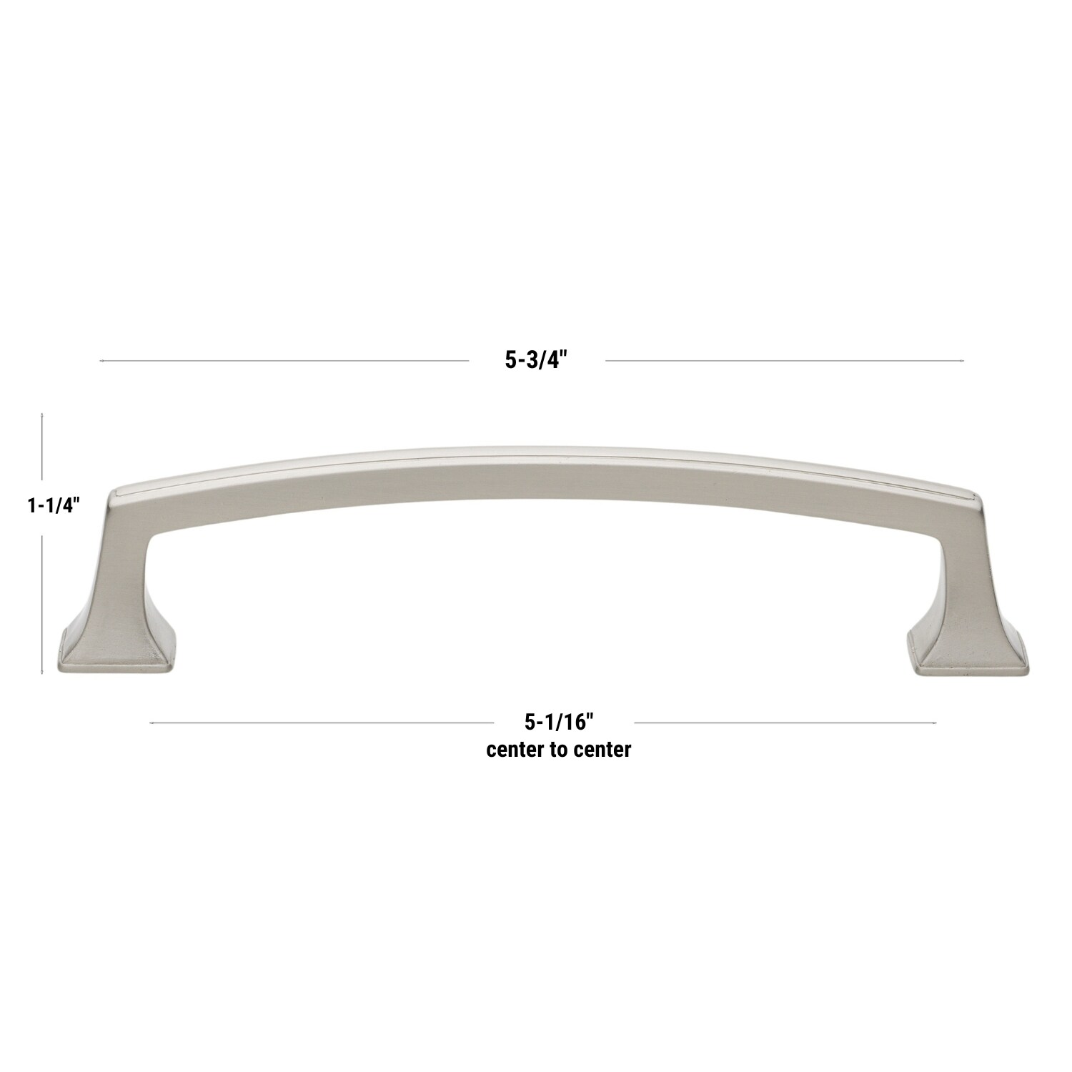 GlideRite Hardware 87380-128-SN-5 Cabinet-Pulls - View #4