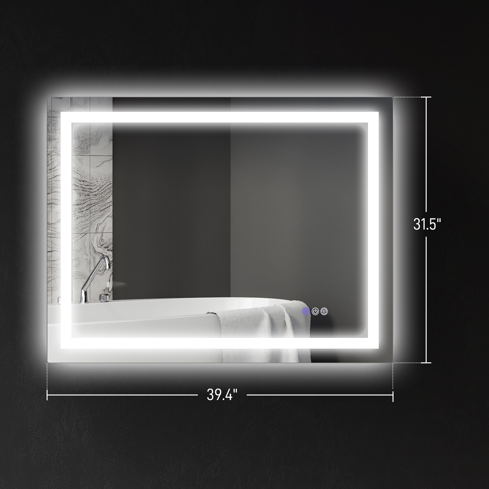 AAZJ ASB-P229190 Framed-Bath-Mirrors - View #3