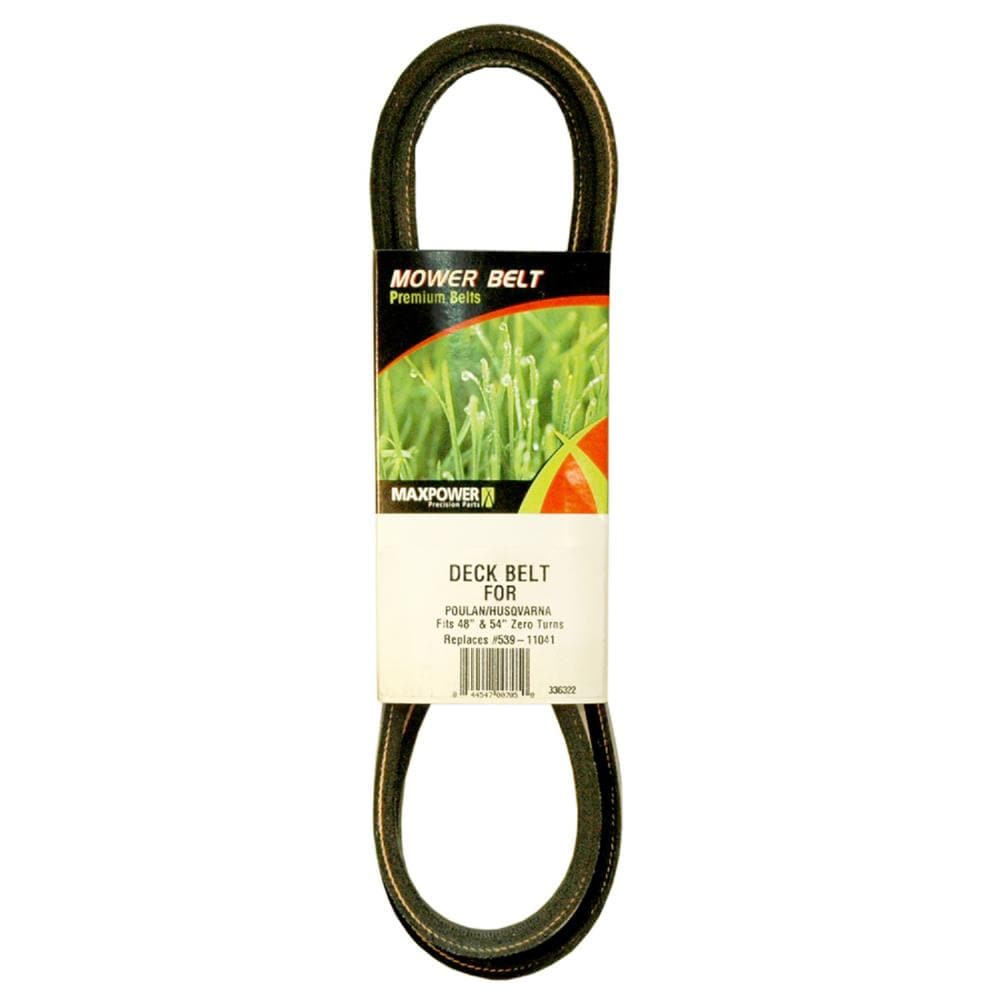 MaxPower 42 Deck Belt for Riding Mower Tractors in the Lawn Mower