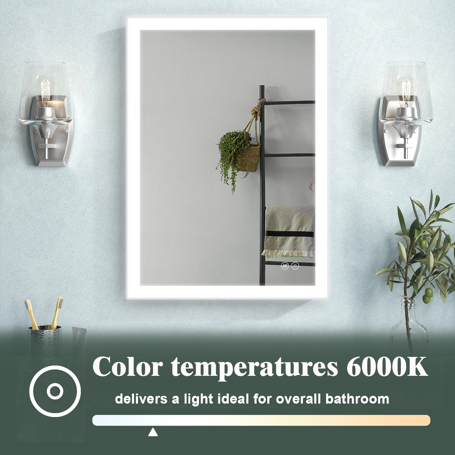 Forclover ASA-H84505 Framed-Bath-Mirrors - View #4
