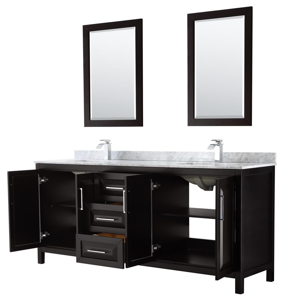 Wyndham Collection WCV252580DDECMUNSM24 Bath-Vanity-Combo - View #2
