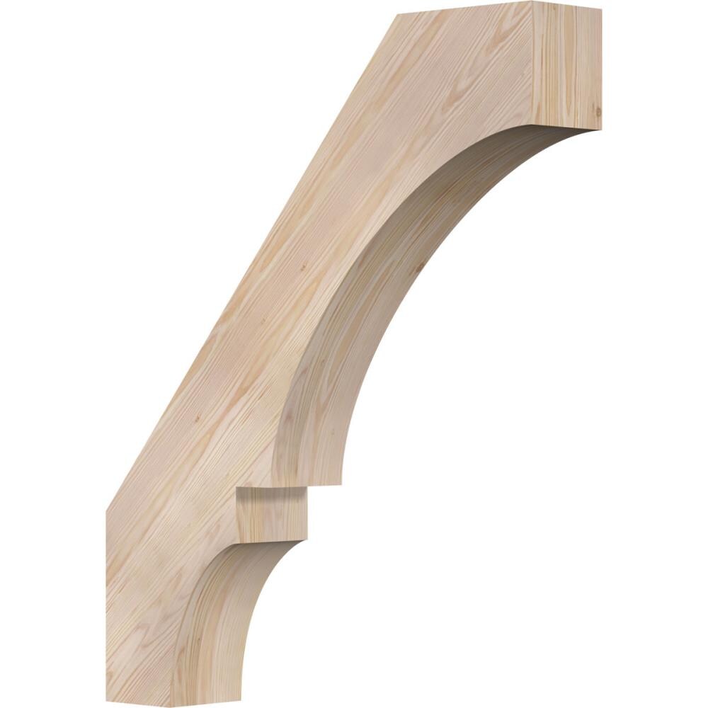 Ekena Millwork BRC06X30X36BOA00SDF 5-1/2-in x 30-in x 36-in Douglas Fir Unfinished Wood Balboa Smooth Knee Brace