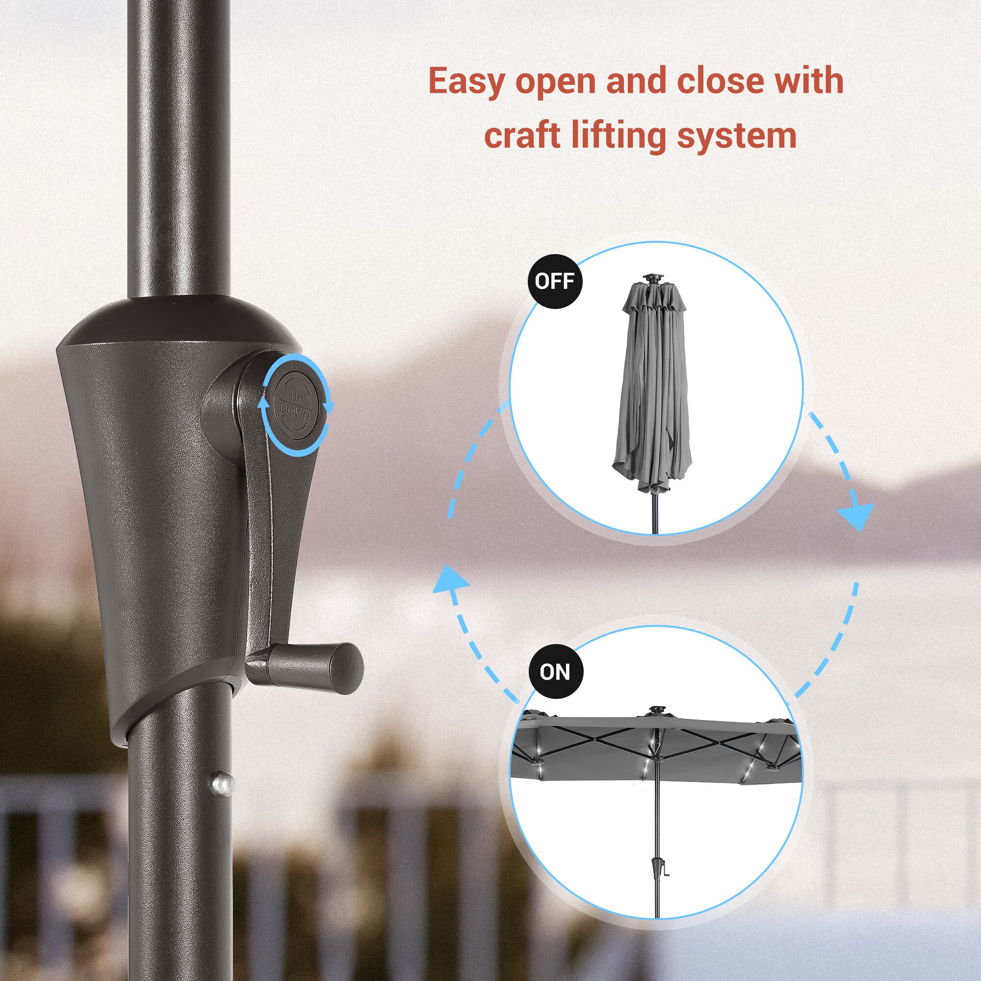 ACEGOSES LW-L3-64-GY Umbrellas-2 - View #4