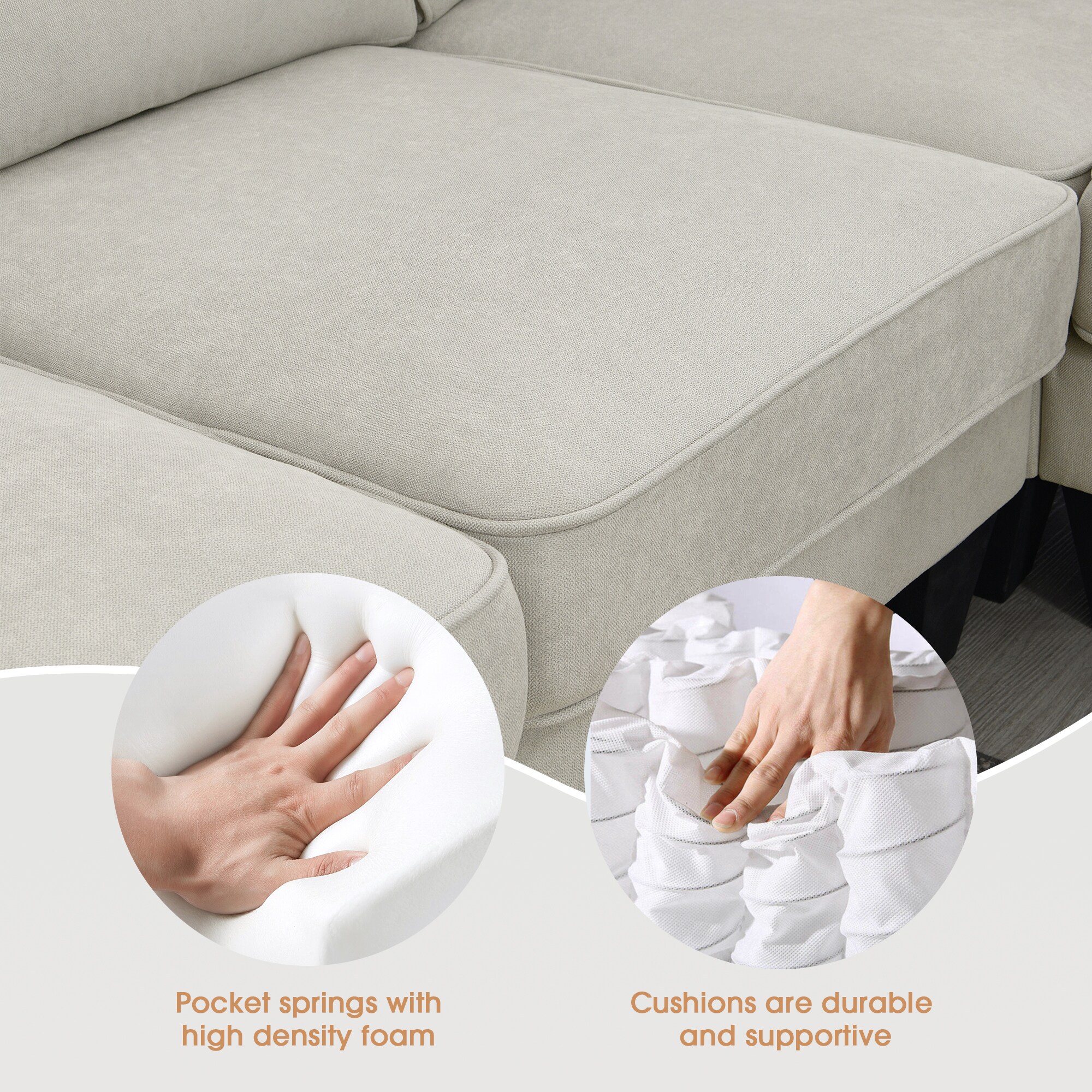 ModernLuxe GS000072AAA Sofas-Loveseats - View #2