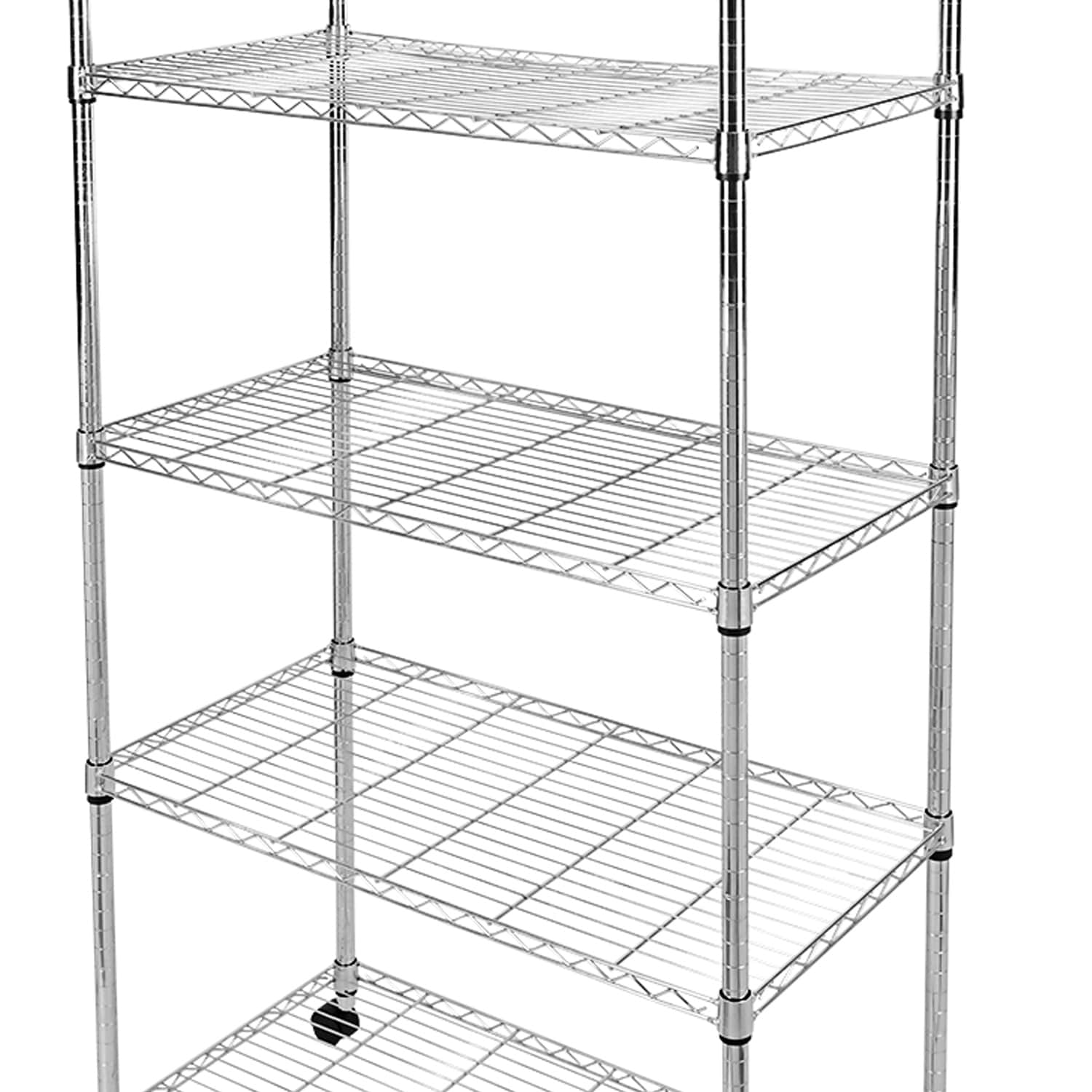 Kahomvis Metal Heavy Duty 5-Tier Utility Shelving Unit (35.6-in W x 17. ...