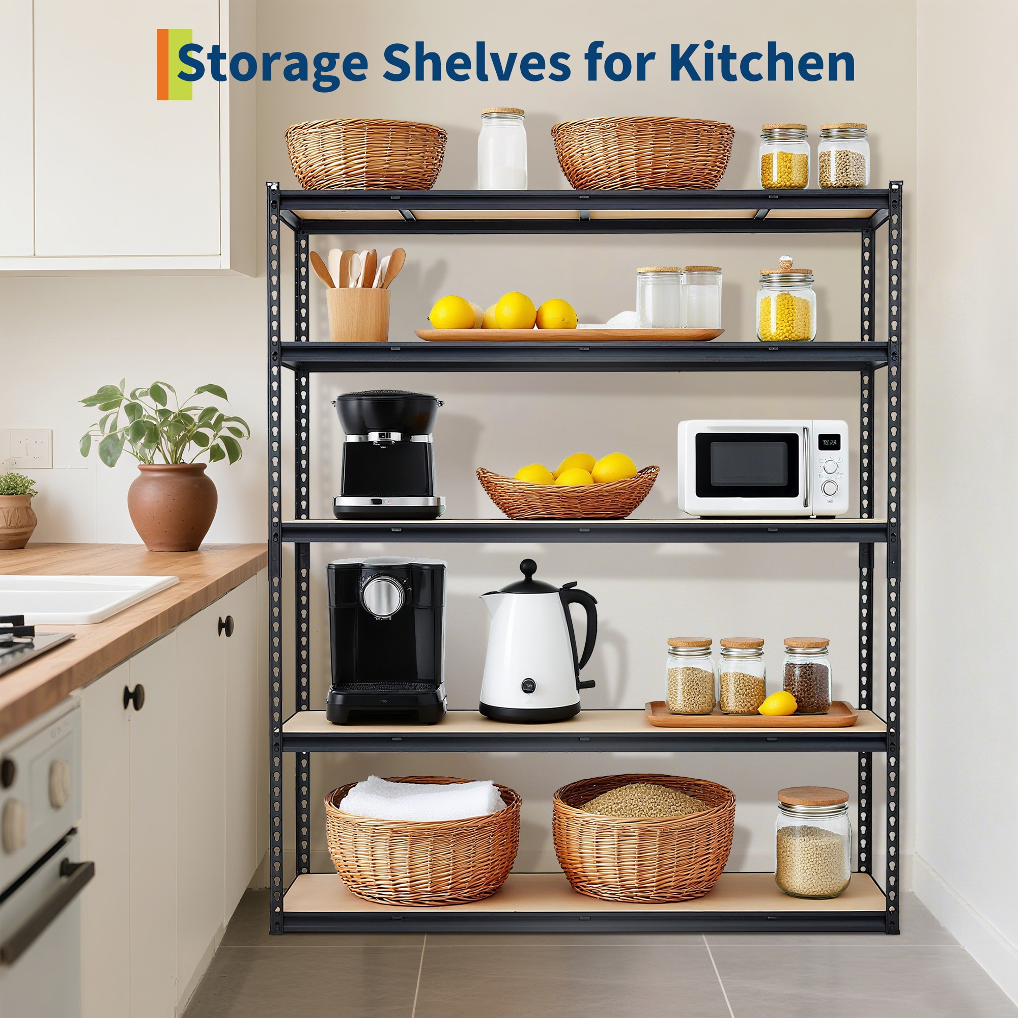 Aoile CWGKNY7ZQ430WAU Free-Standing-Shelving - View #3