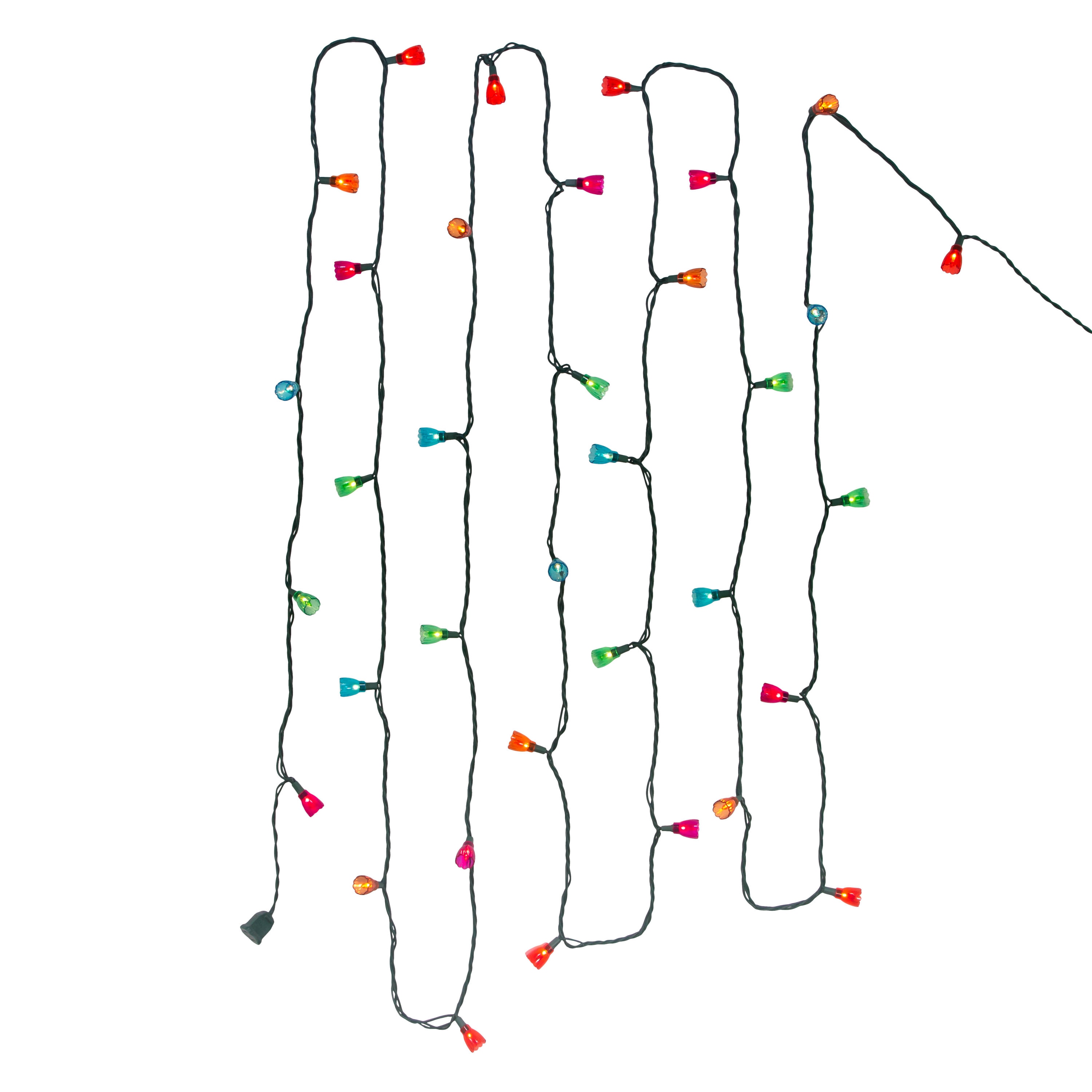 Kurt S. Adler UL4342 35-Count 25.6-ft Multicolor Incandescent Plug-In Christmas String Lights