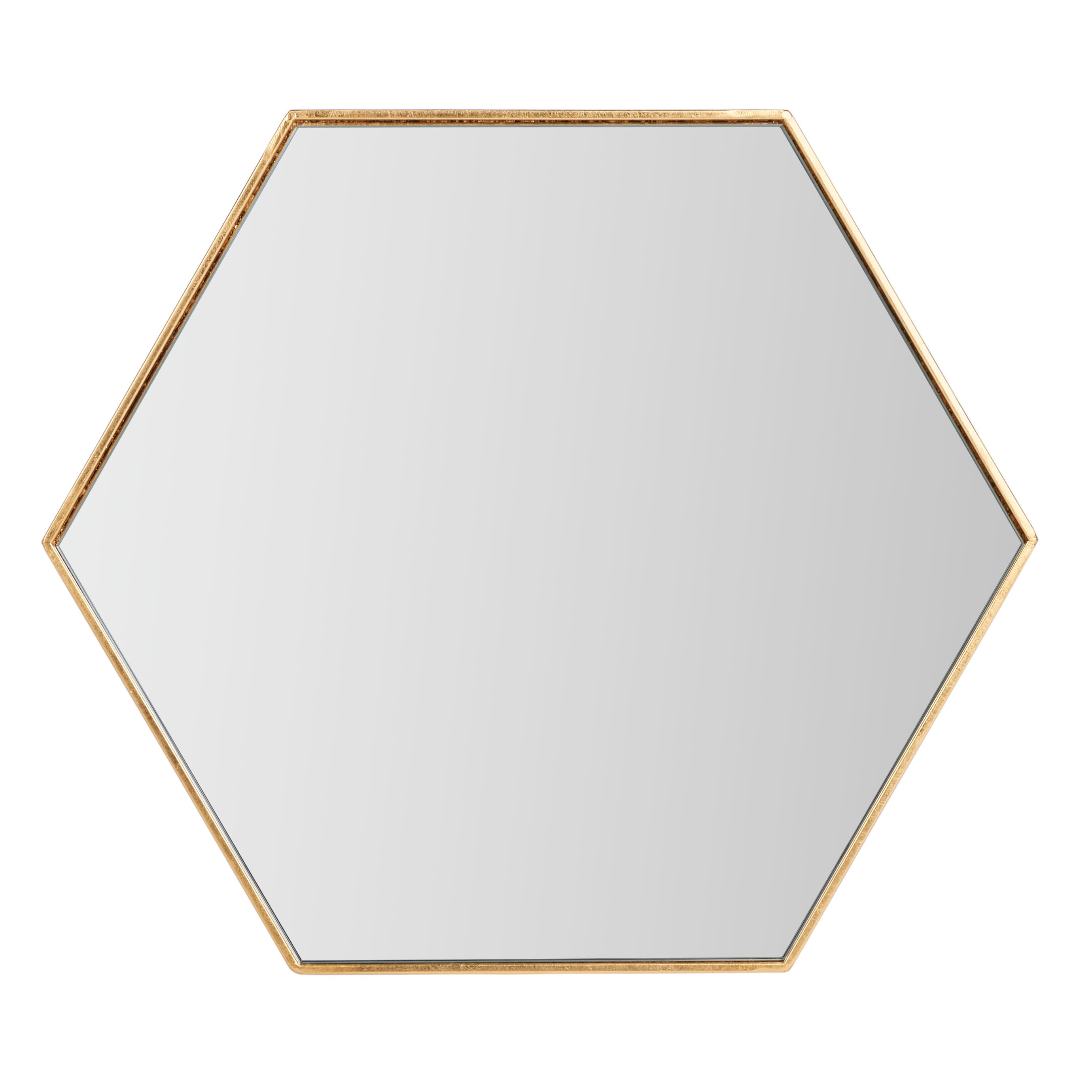 Safavieh Kerri 20-in W x 17-in H Gold/Mirror Top Glass Modern End Table ...