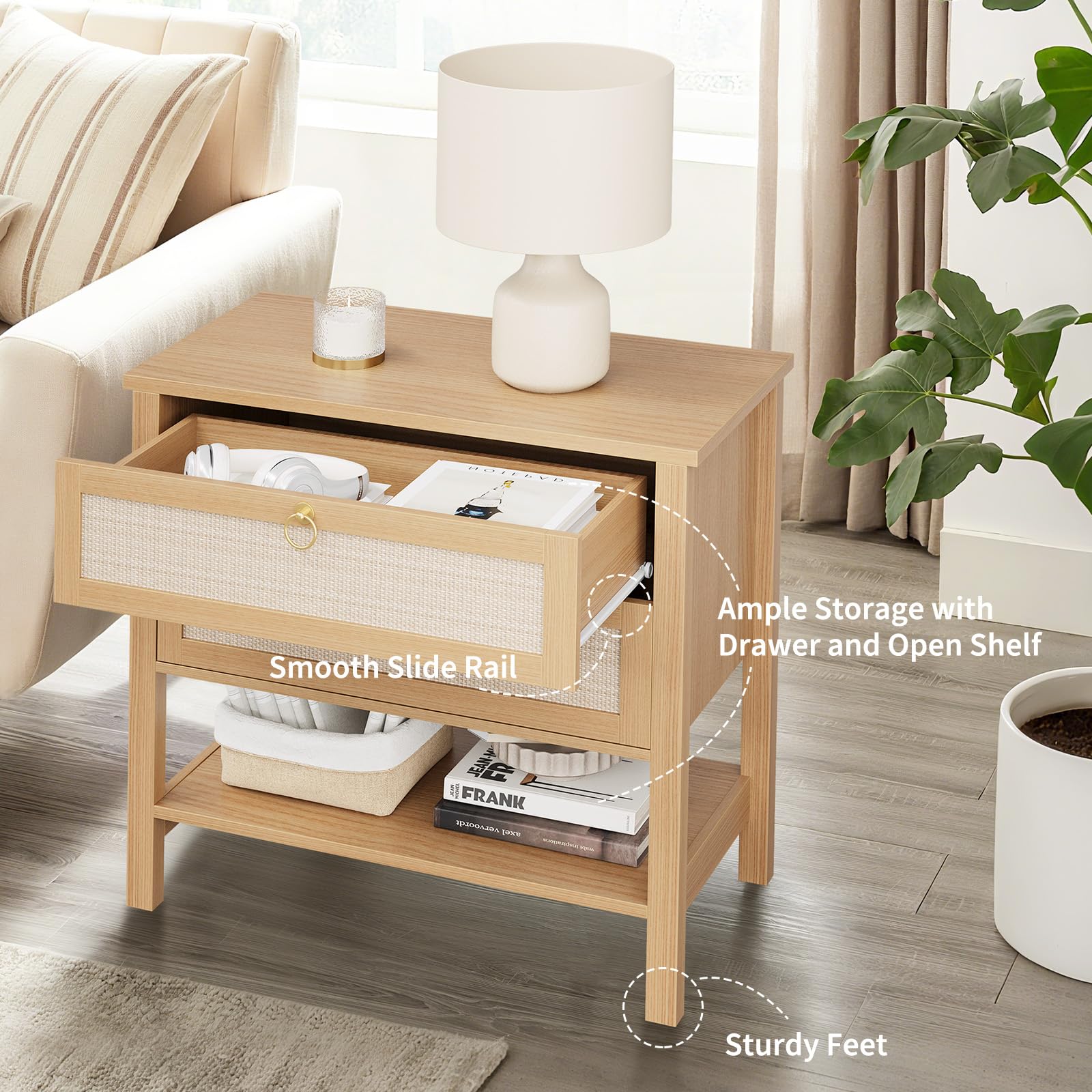 GarveeLife LSLX-PHK-34RF nightstands - View #4