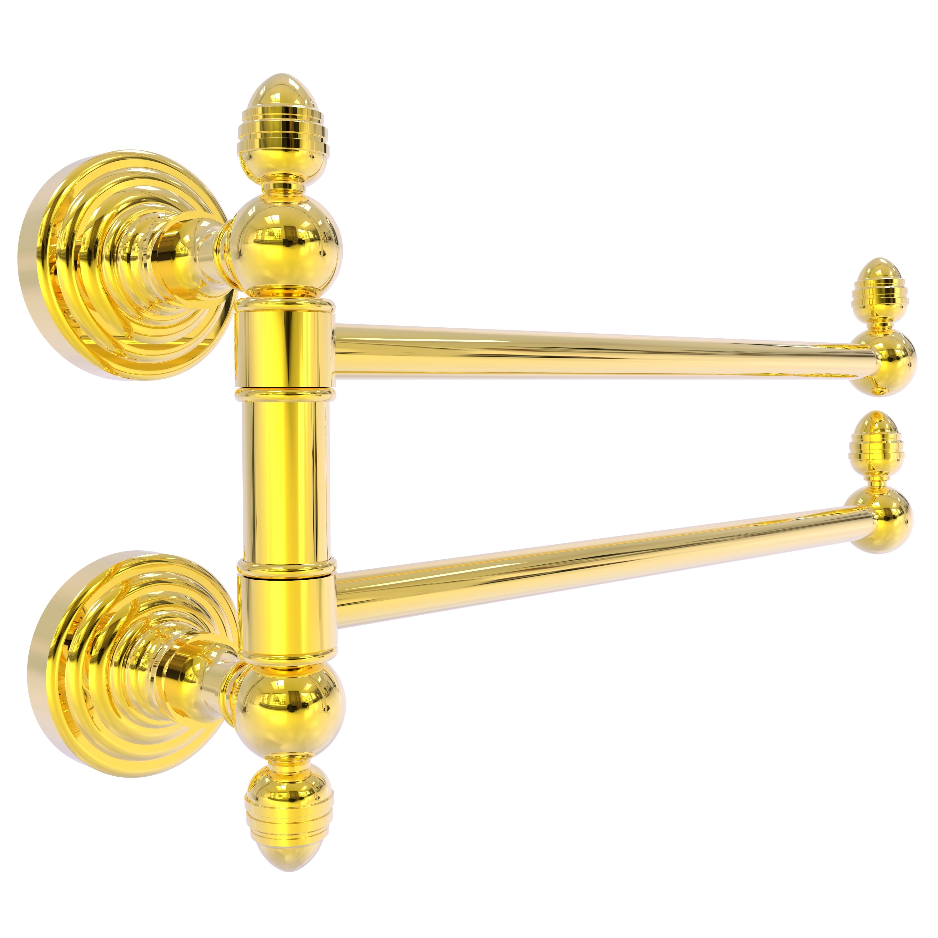 Allied Brass Waverly Place Satin Nickel Wall Mount Double Post
