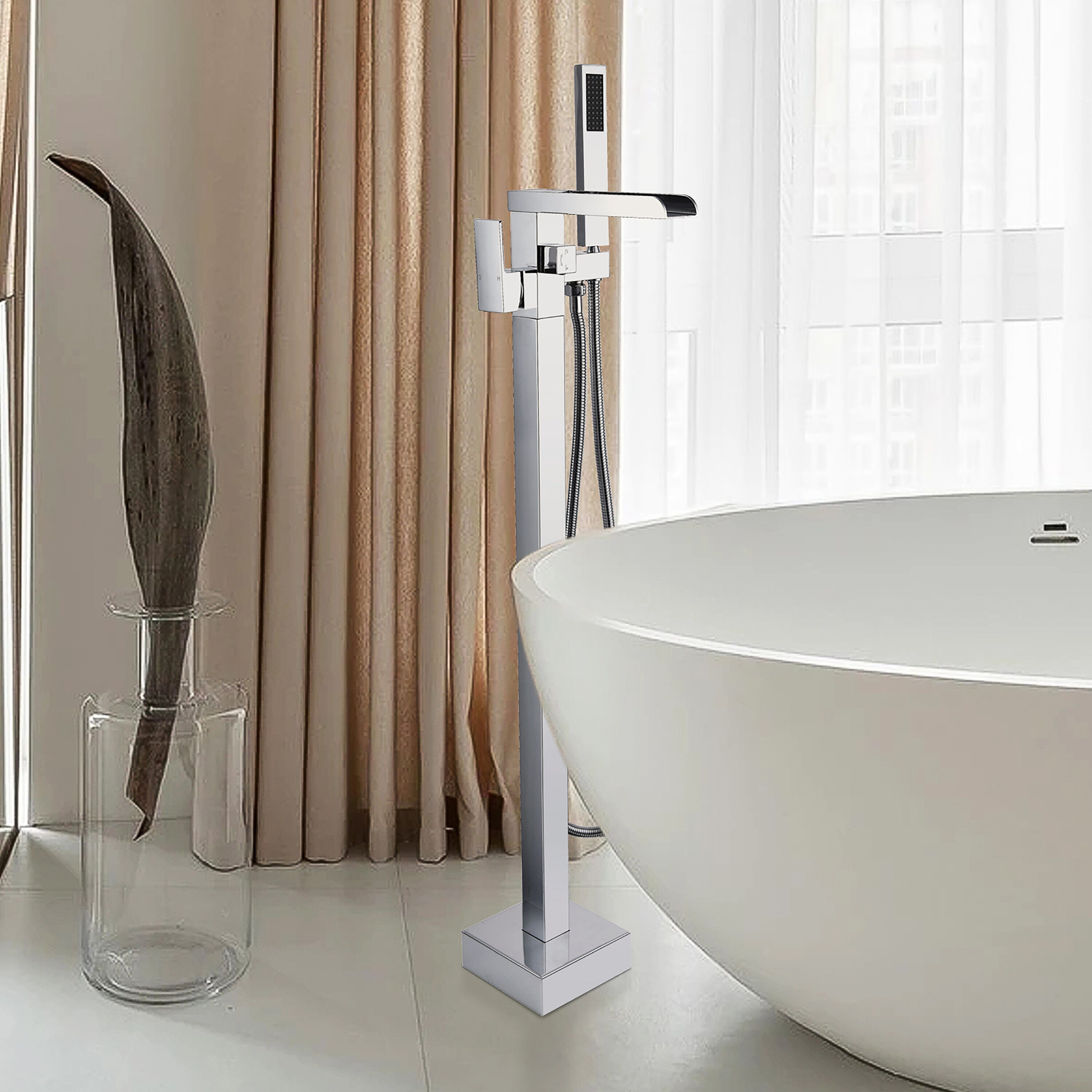 Maincraft HHK018CH Roman-Tub-Faucets - View #3