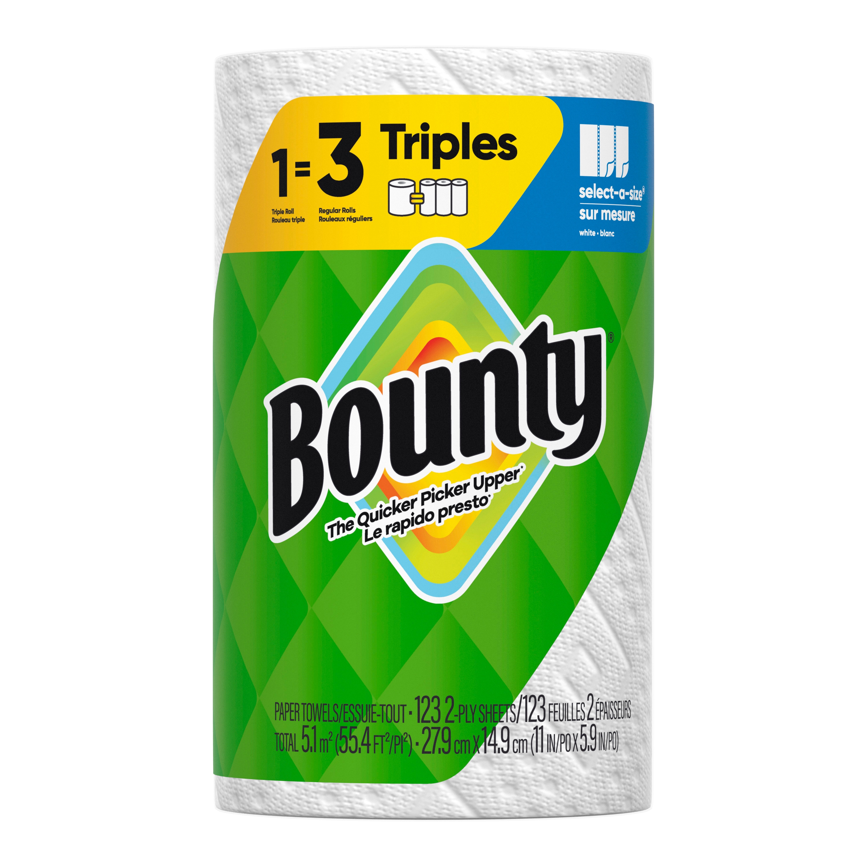 Bounty Triples Select-a-Size -Count Paper Towels