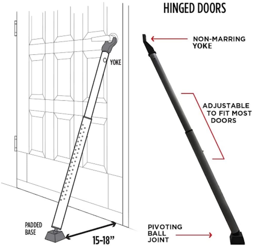 Guard Dog Security DS-GDDK-BK Door-Bumpers-Stops2 - View #2