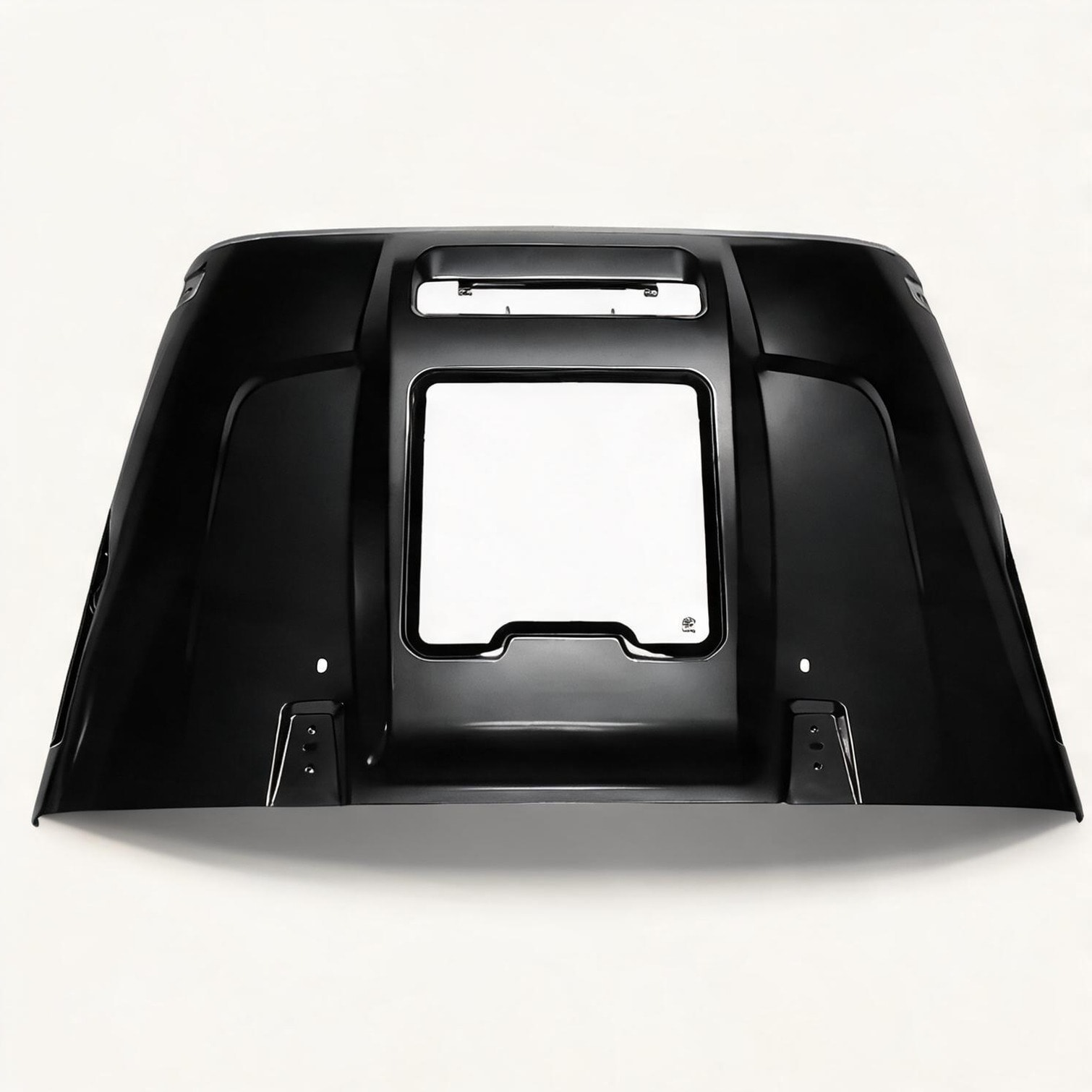 Naturefalls Black Steel Part for Outdoor Space with Glass Construction 156.4 cm Steel Replacement Hood