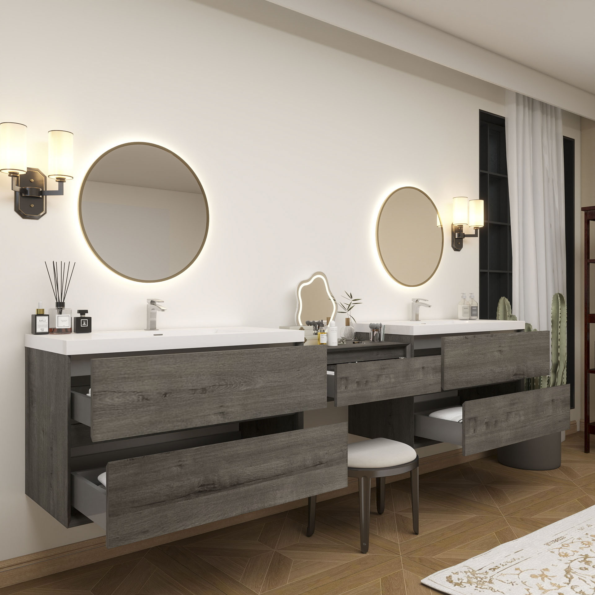 BV Better Vanity SLIM17-42+30+42-SO Bath-Vanity-Combo - View #5