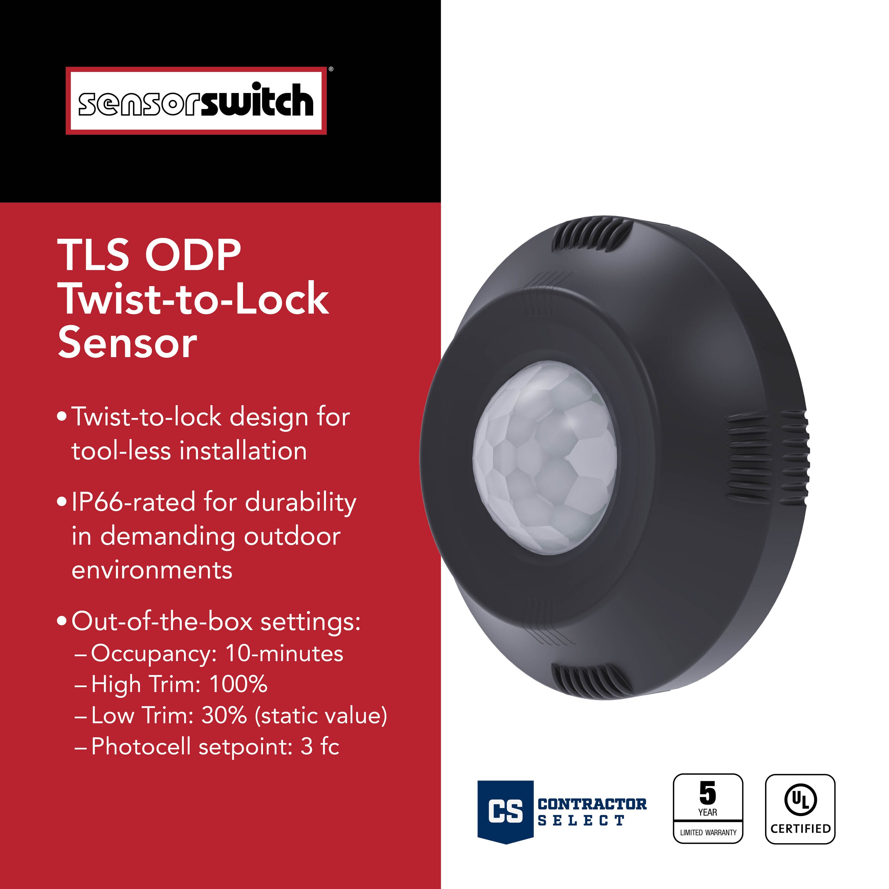 Sensor Switch TLSODPBK Light-Sensors - View #3