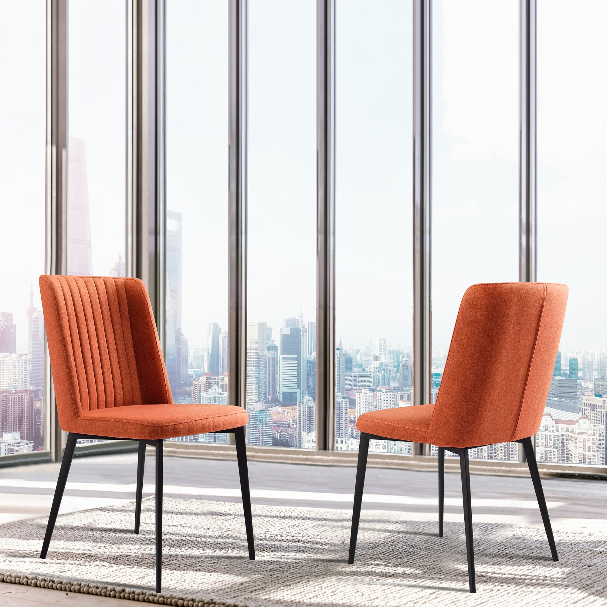 Armen Living LCMNSIOR Dining-Chairs - View #10