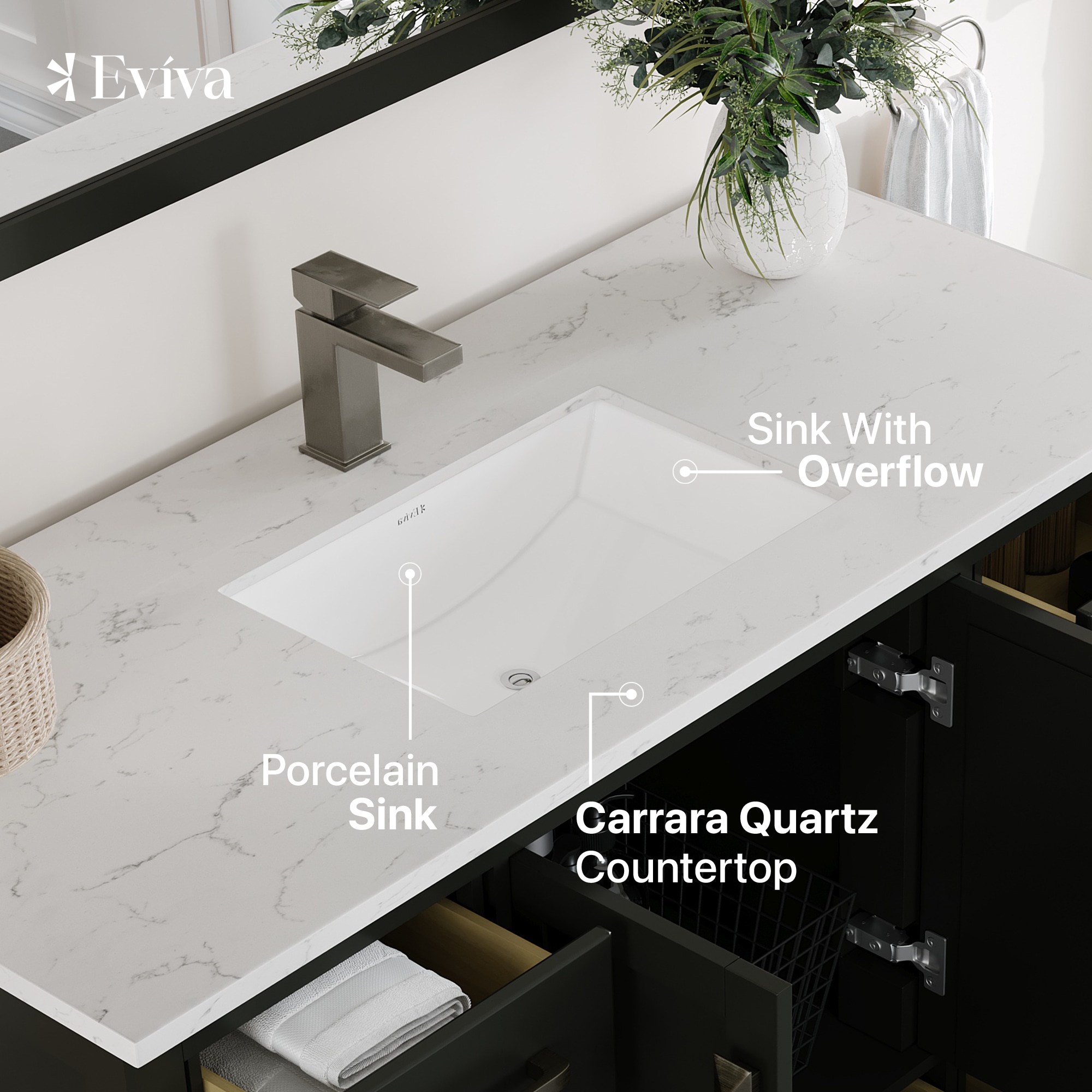 Eviva TVN414-48X18ES-Q Bath-Vanity-Combo - View #4
