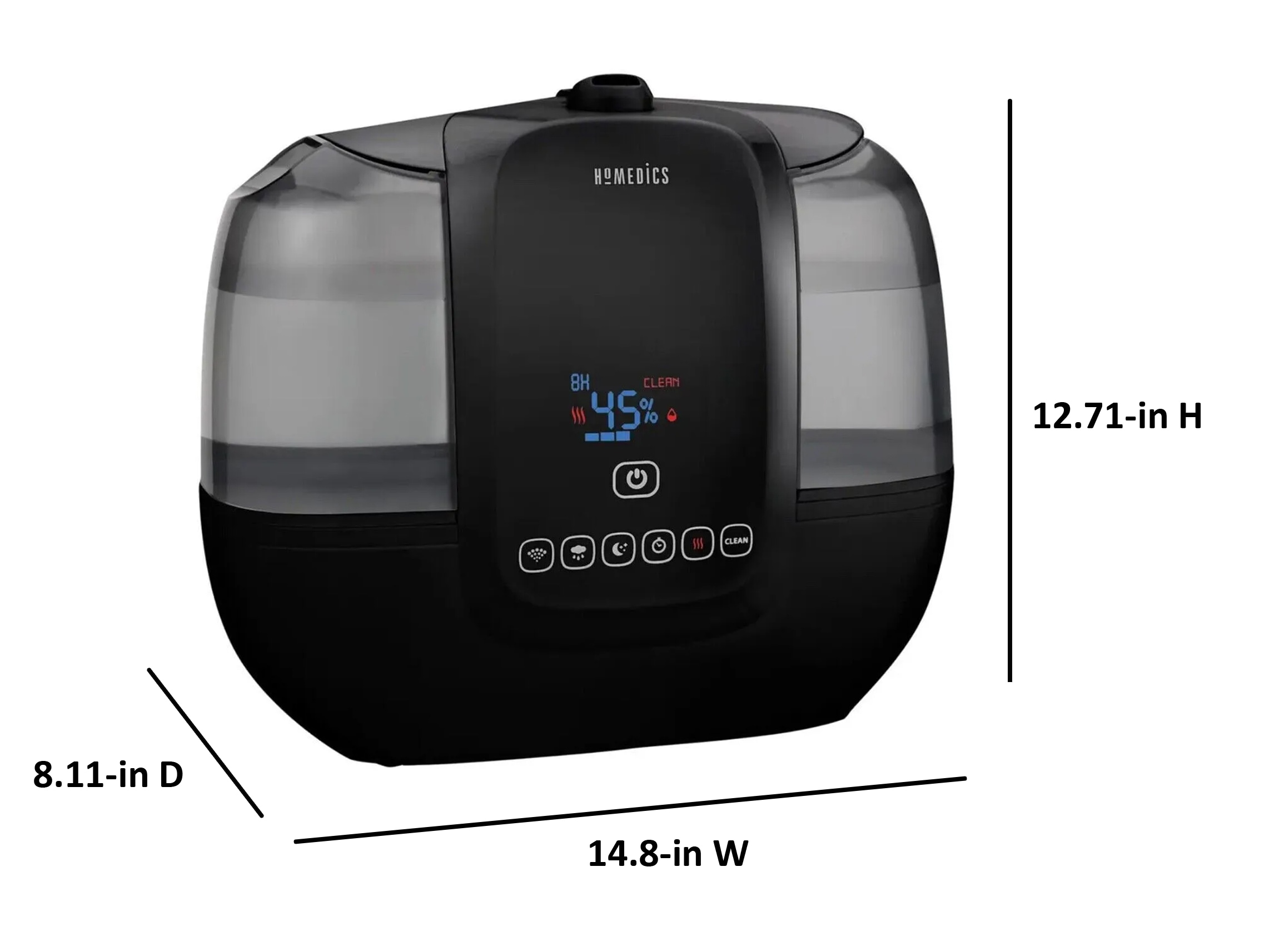 HOMEDICS UHE-WMTF355-BK t040290 - View #12